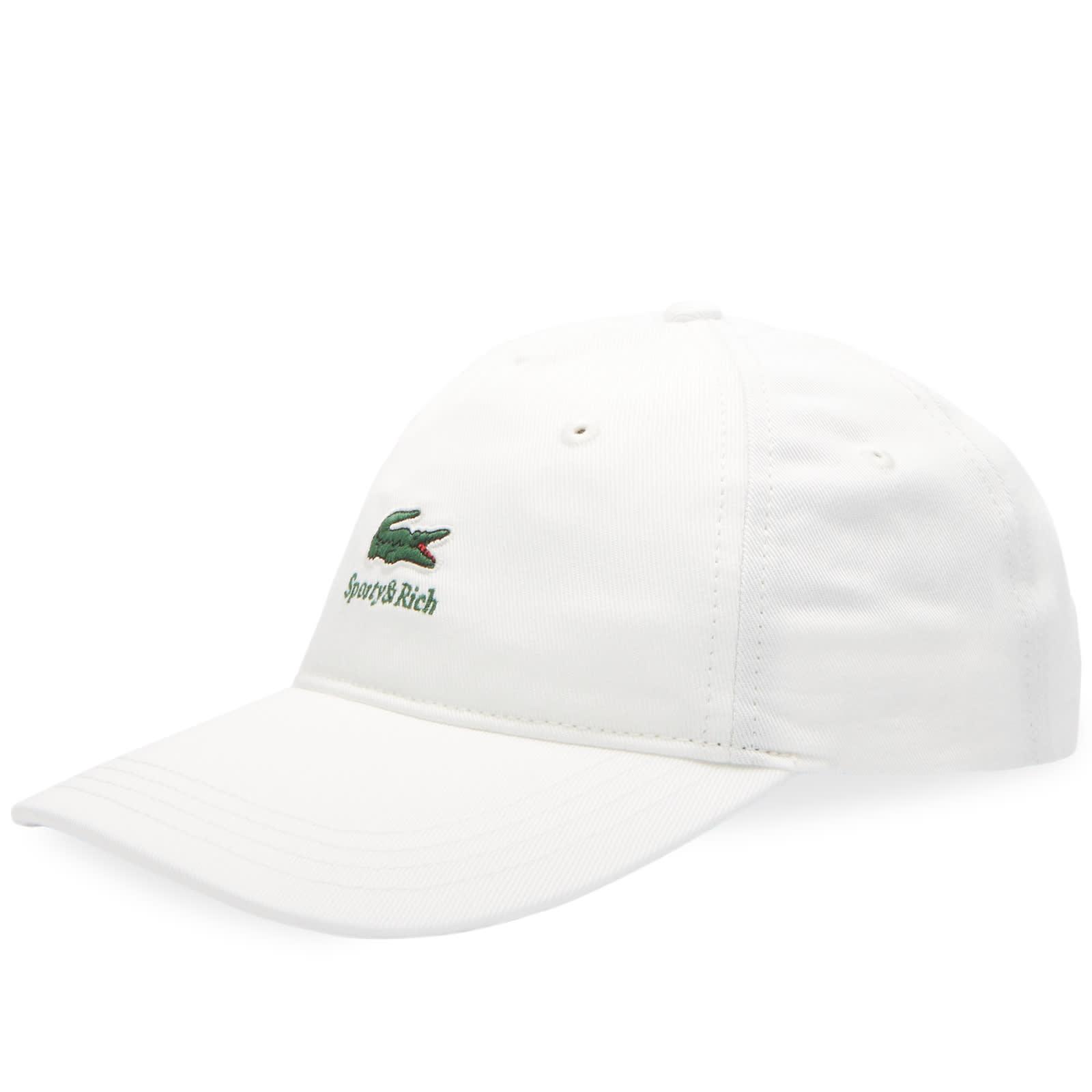 Sporty & Rich X Lacoste Lacoste Serif Cap in White | Lyst