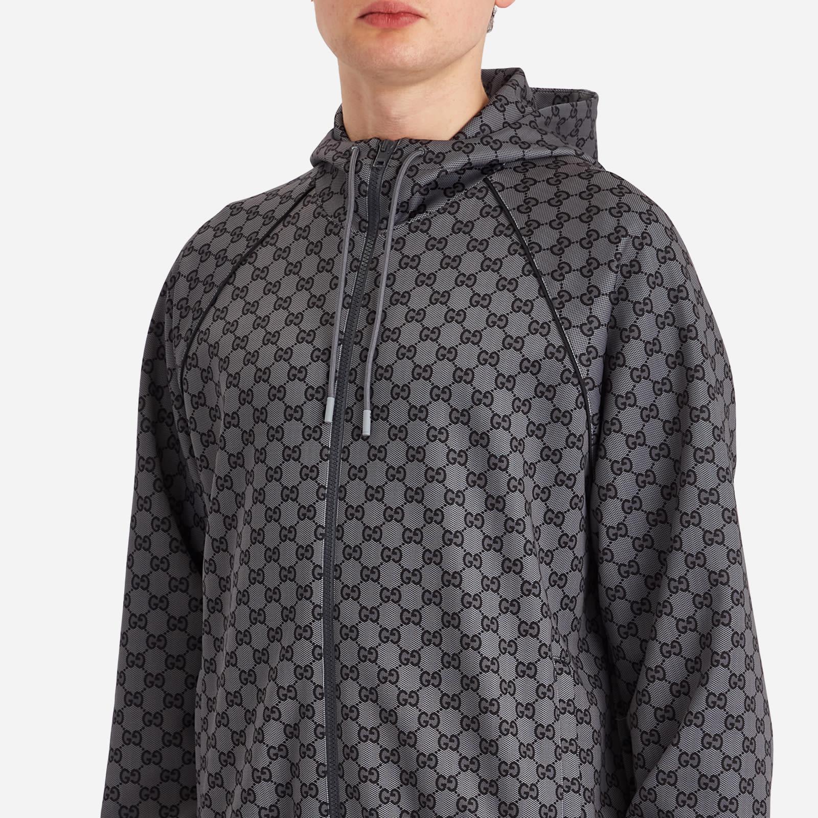 Gucci Light Neoprene Zip Through Jacket in Gray for Men | Lyst