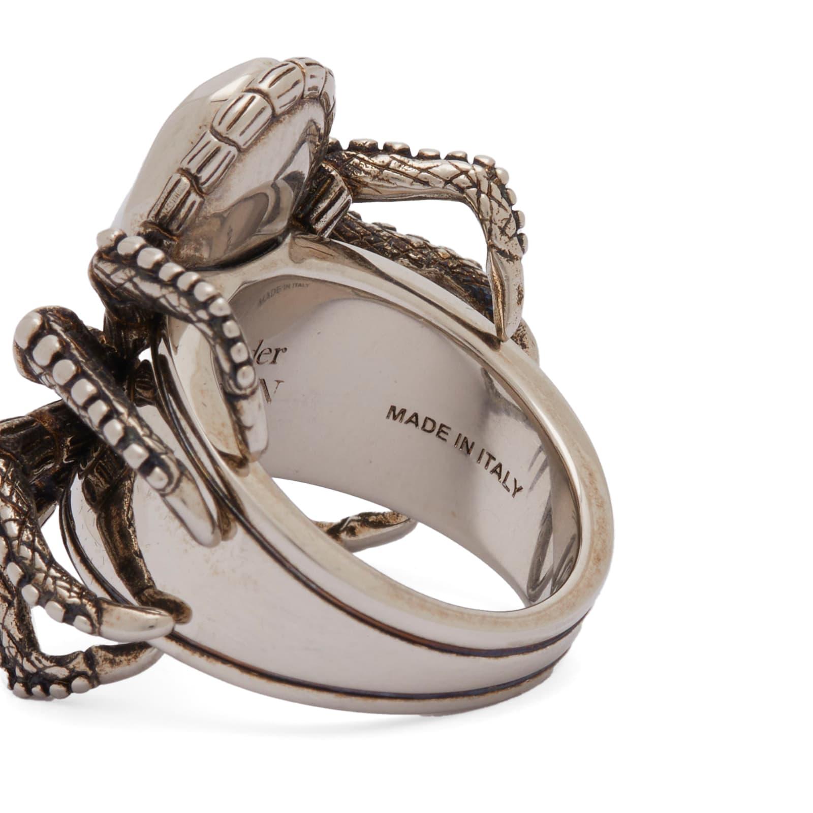 McQueen Skull Spider Ring in Metallic for Men Lyst UK