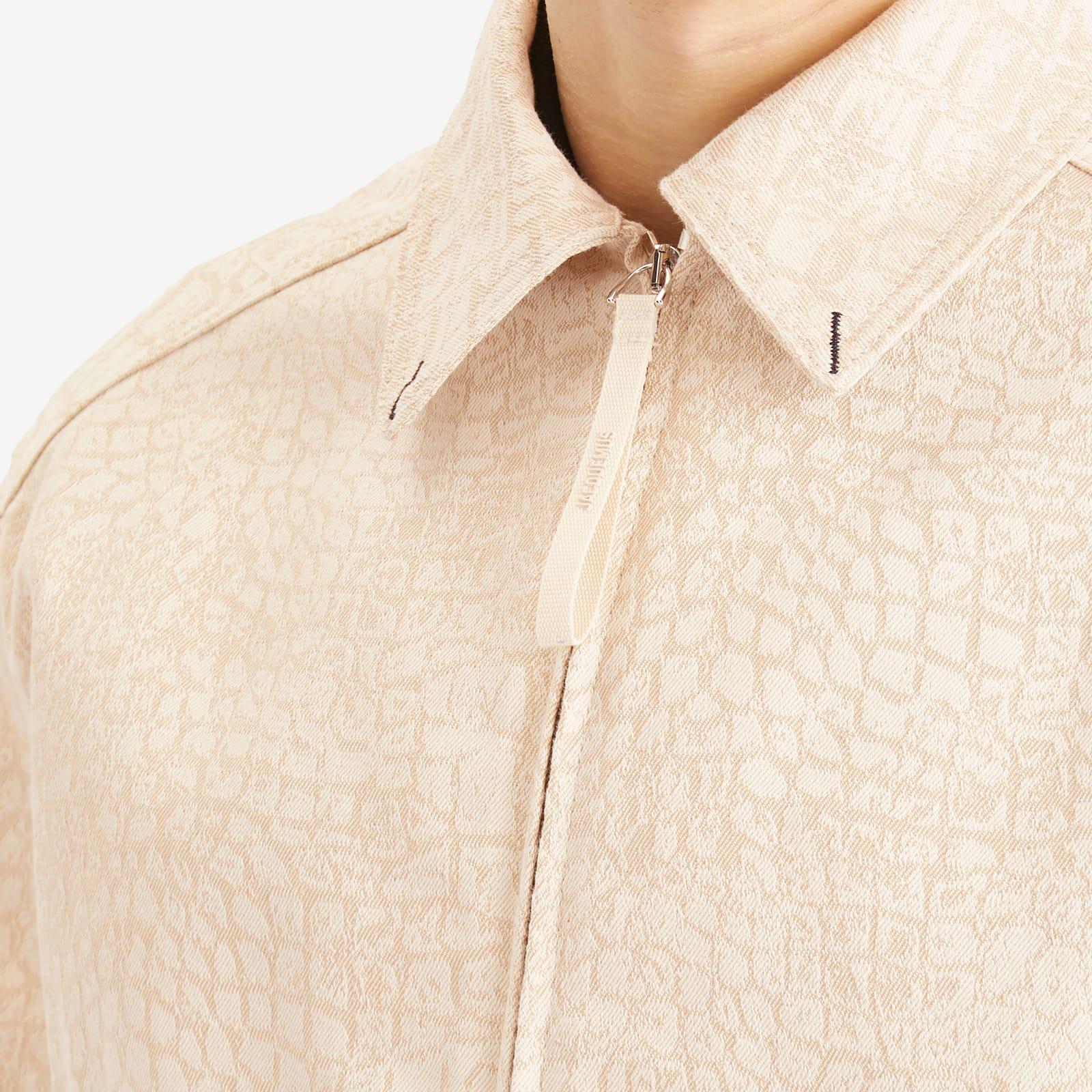 Jacquemus Croc Effect Boxy Jacket in Natural for Men | Lyst