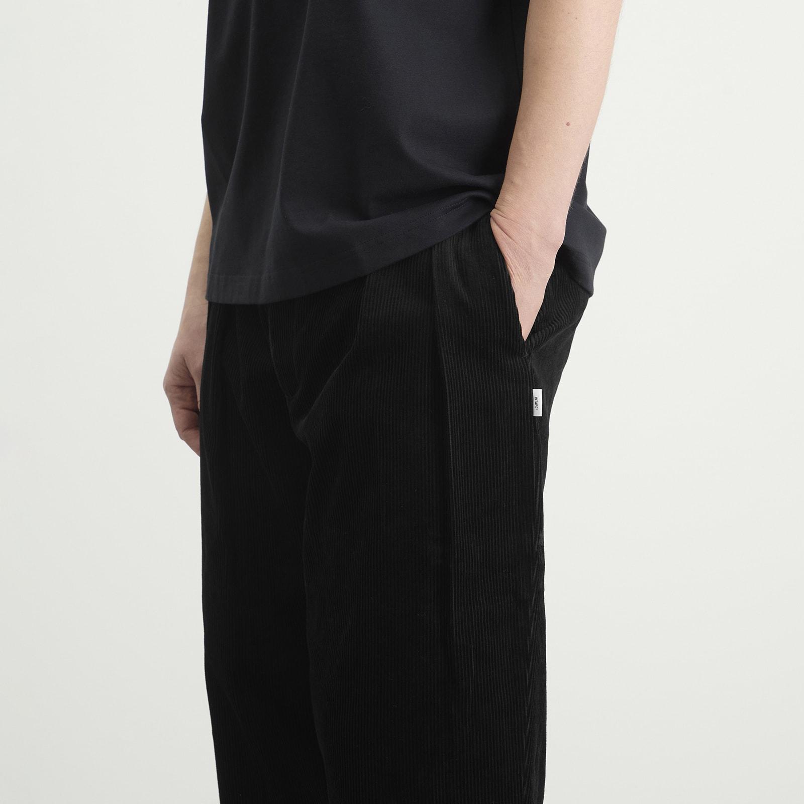 WTAPS Two Tuck Corduroy Trousers in Black for Men | Lyst