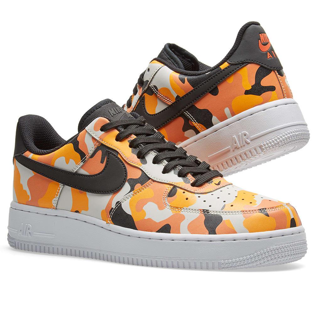 orange camo nike shoes