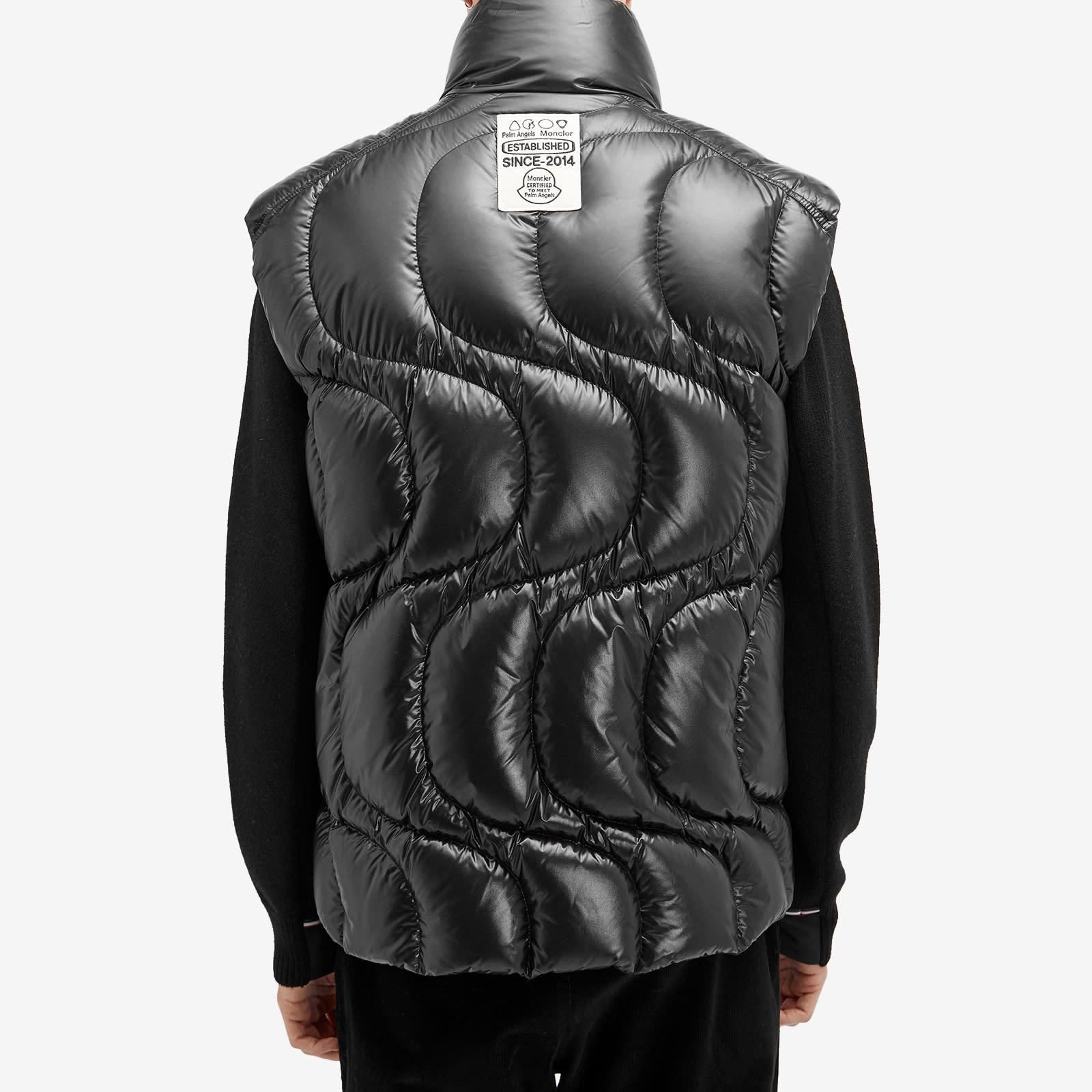 Moncler Genius X Palm Angels Gwenyth Vest in Black for Men Lyst UK