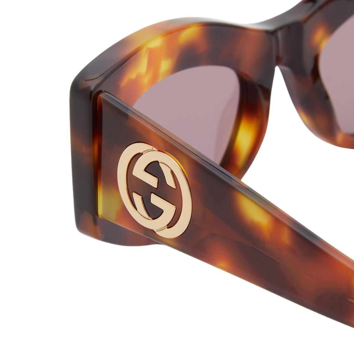【関税込み】Gg1843s Sunglasses - Gucci - Acetate - Brown Gucci GG1843S Sunglasses | Select Eyewear