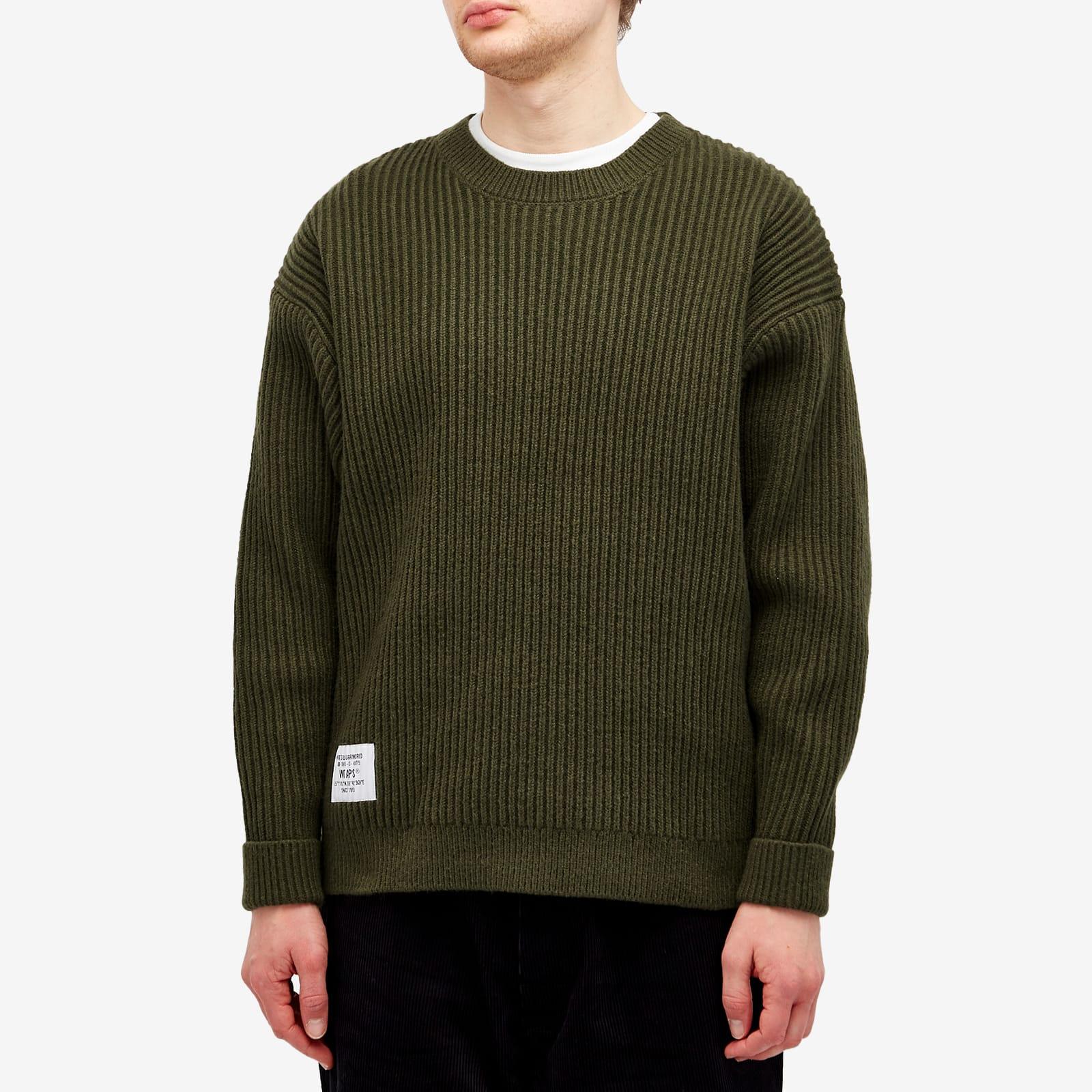 WTAPS 06 Heavy Ribbed Knit Sweater in Green for Men | Lyst Australia
