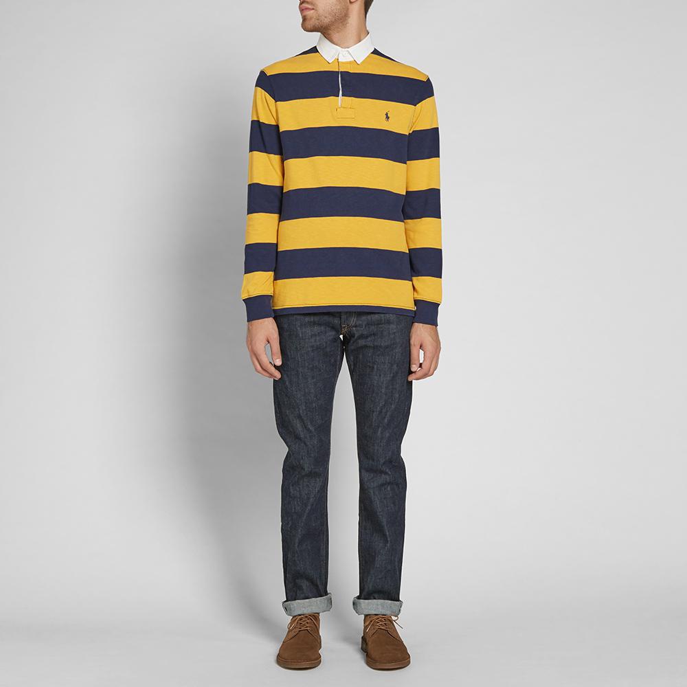 ralph lauren rugby shirt yellow