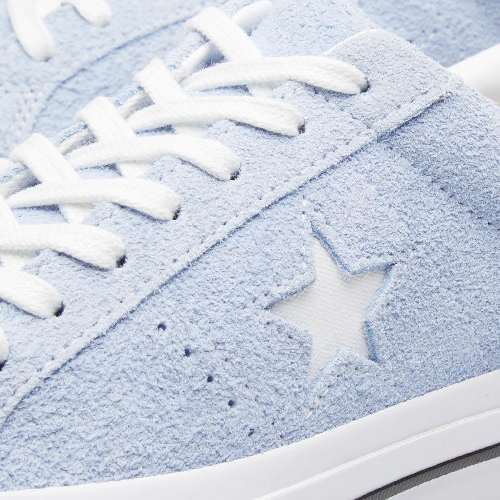 converse one star trainers blue chill white