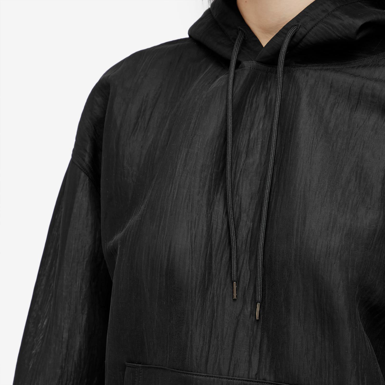 AURALEE Elastic Sheer Nylon Parka Jacket in Black | Lyst