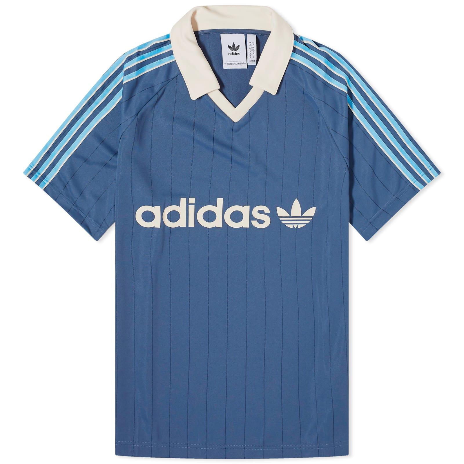 adidas Originals Stripe Jersey in Blue for Men | Lyst Canada