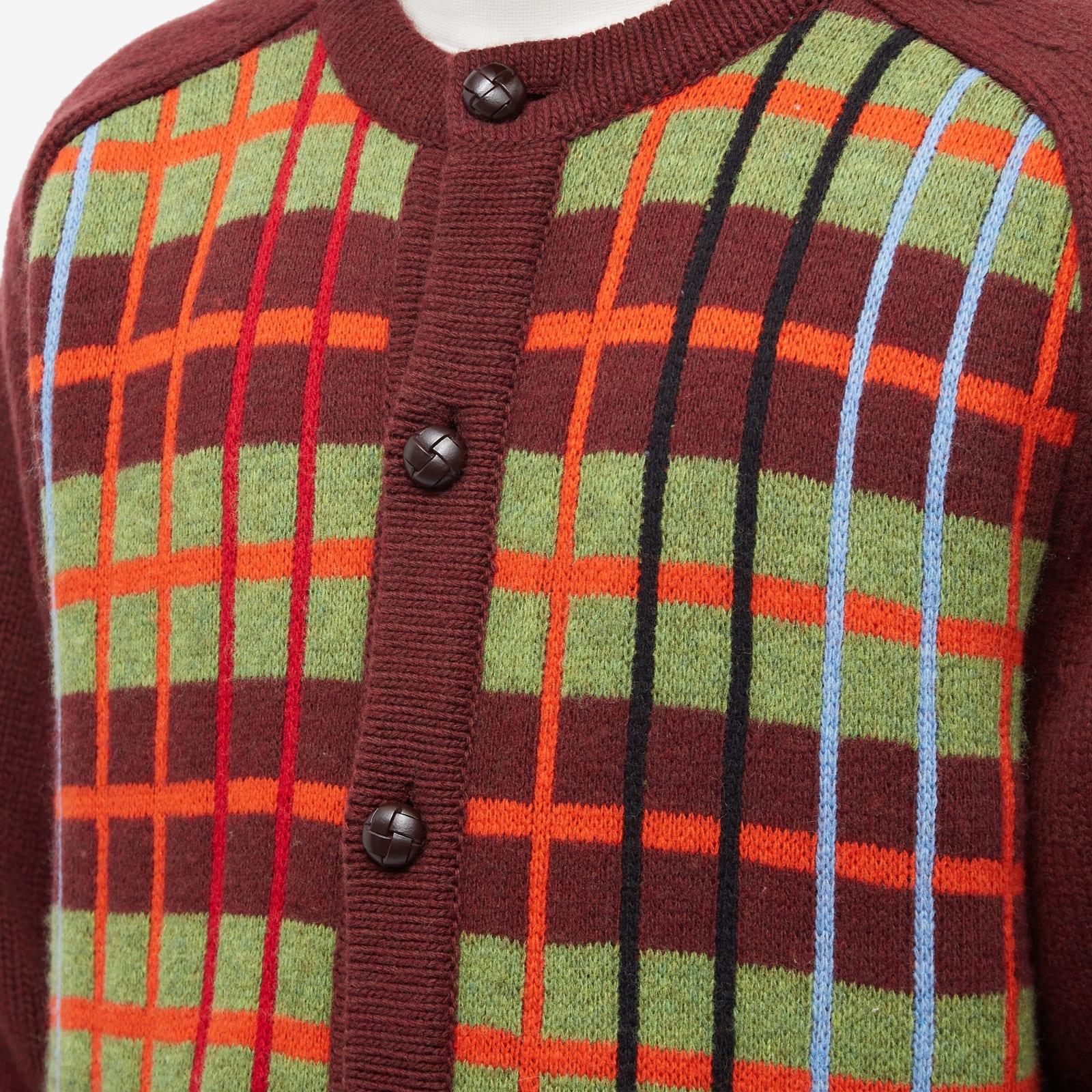 Bode County Plaid Cardigan in Red for Men | Lyst UK