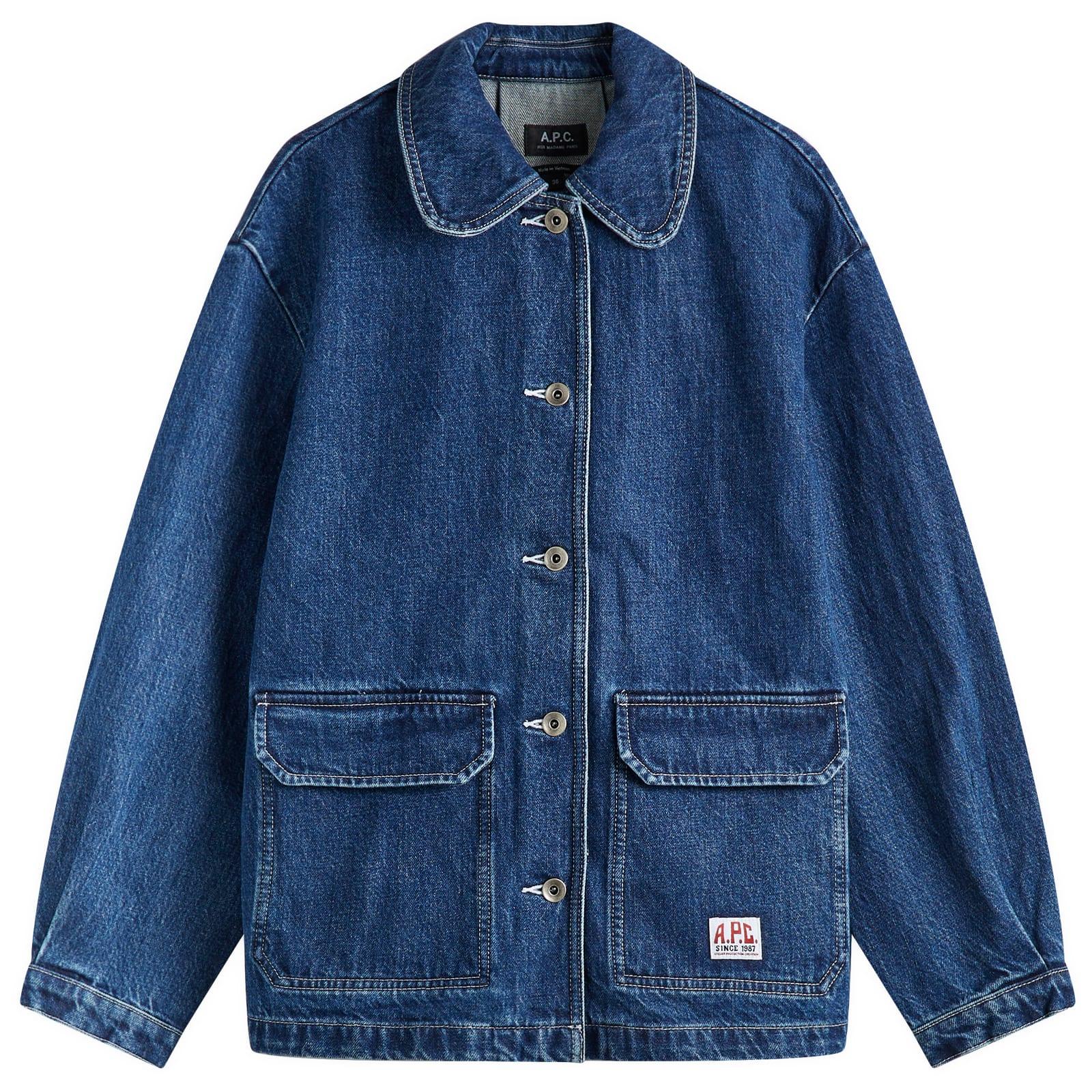 【A.P.C】FEMME 3rd DENIM JKT Vintage wash A.P.C. Women's Denim - Jackets | Ready-to-Wear