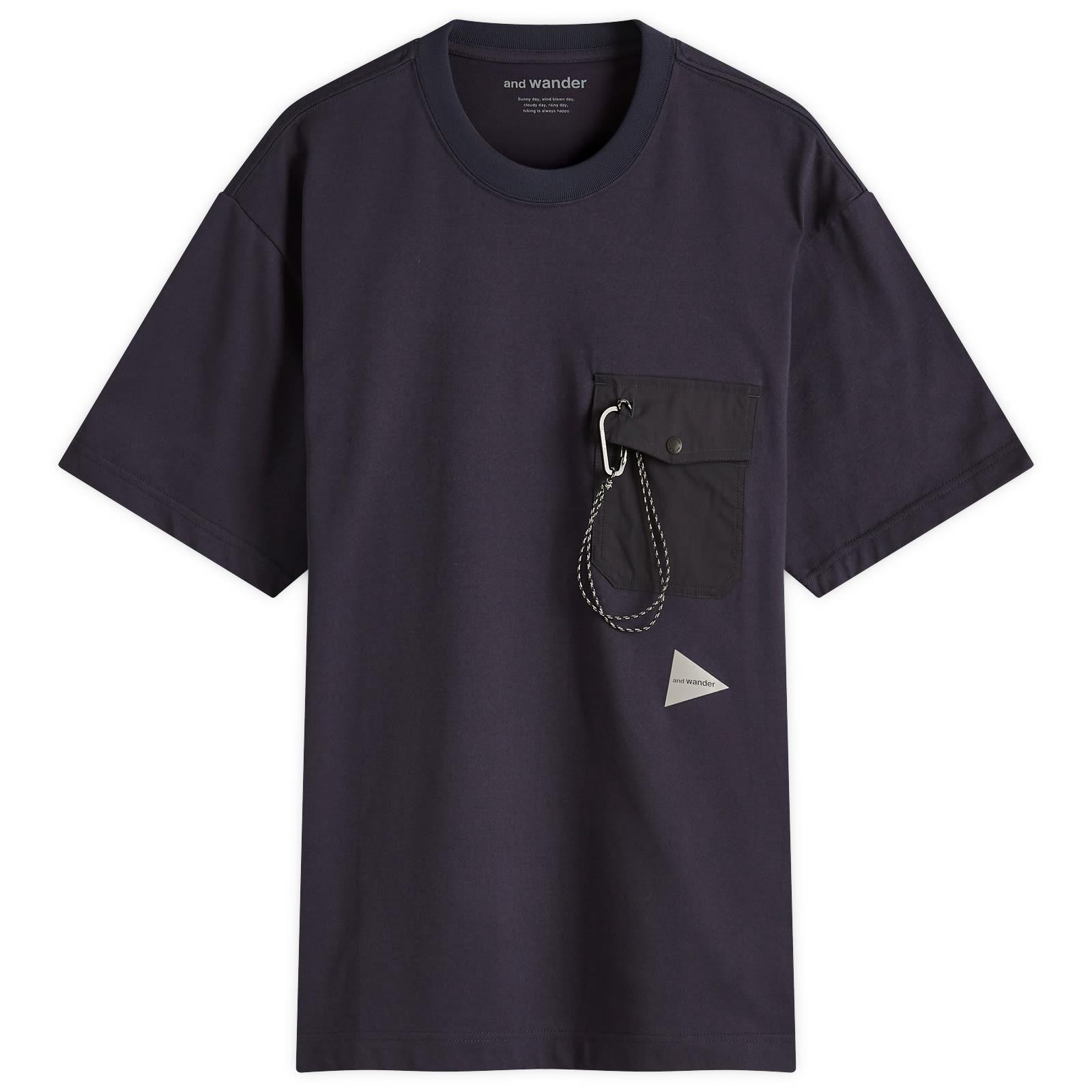 AND WANDER｜SHORT-SLEEVED ROUND NECK T-SHIRTS (And Wande Wonder Nation Boys Kid Tough Short Sleeve Crewneck T-Shirts