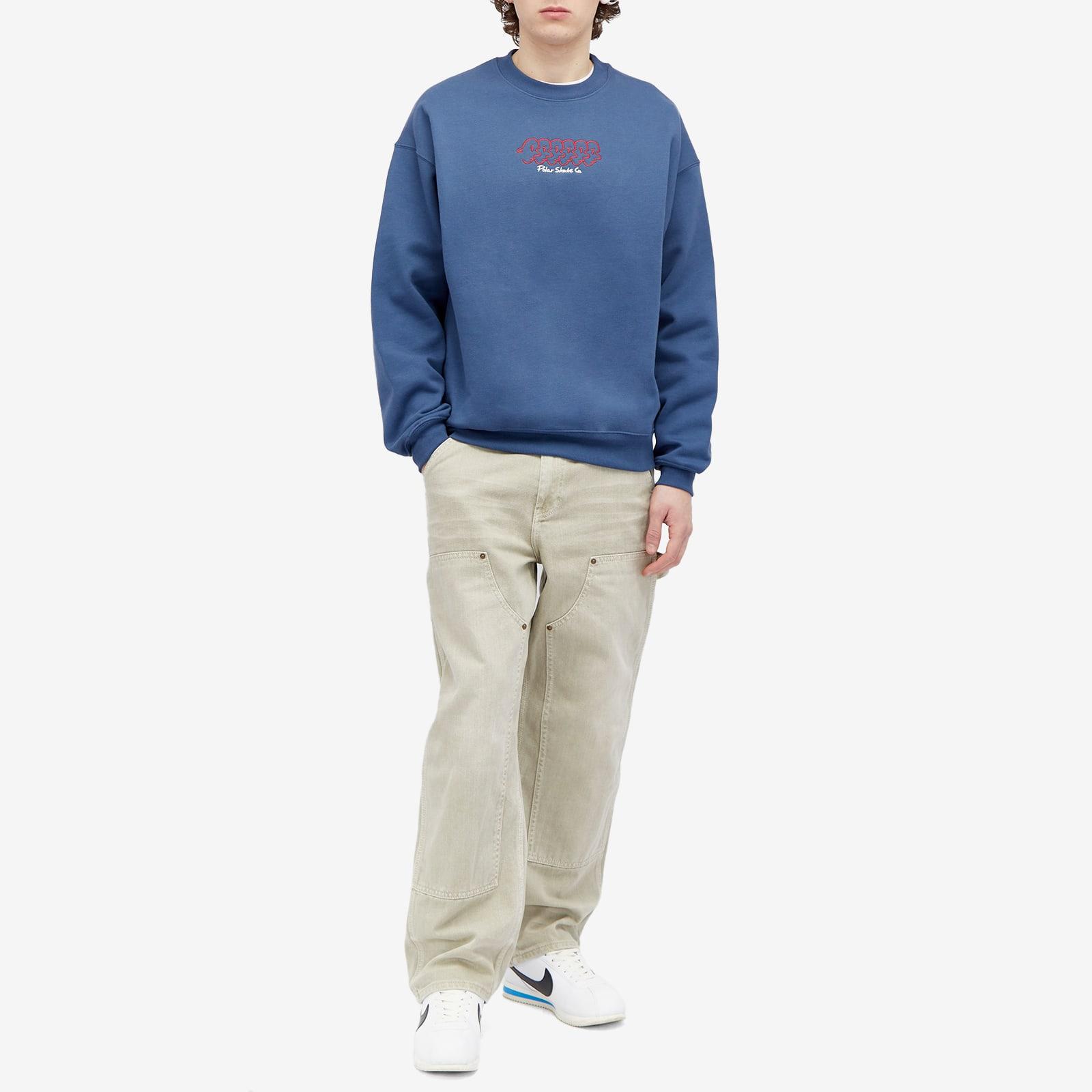 POLAR SKATE Faces Crew Sweat in Blue for Men | Lyst