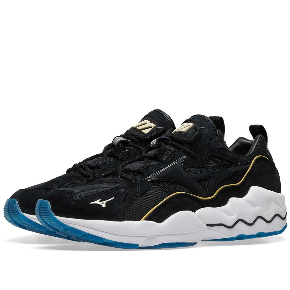 Mizuno Suede Wave Rider 1 Premium in Black for Men - Lyst