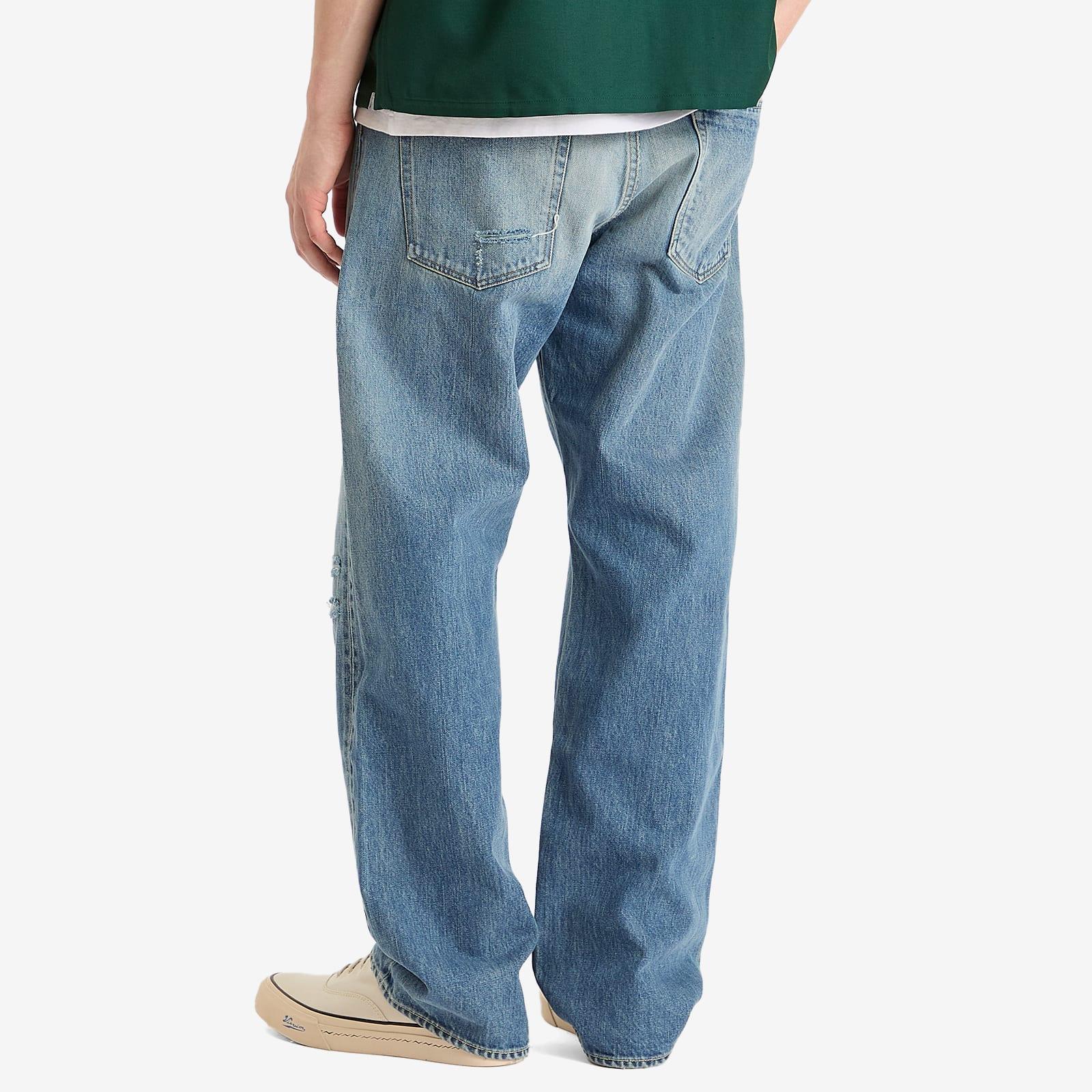 Visvim Social Sculpture 01 14 Oz Loose Fit Damaged 43 Jeans