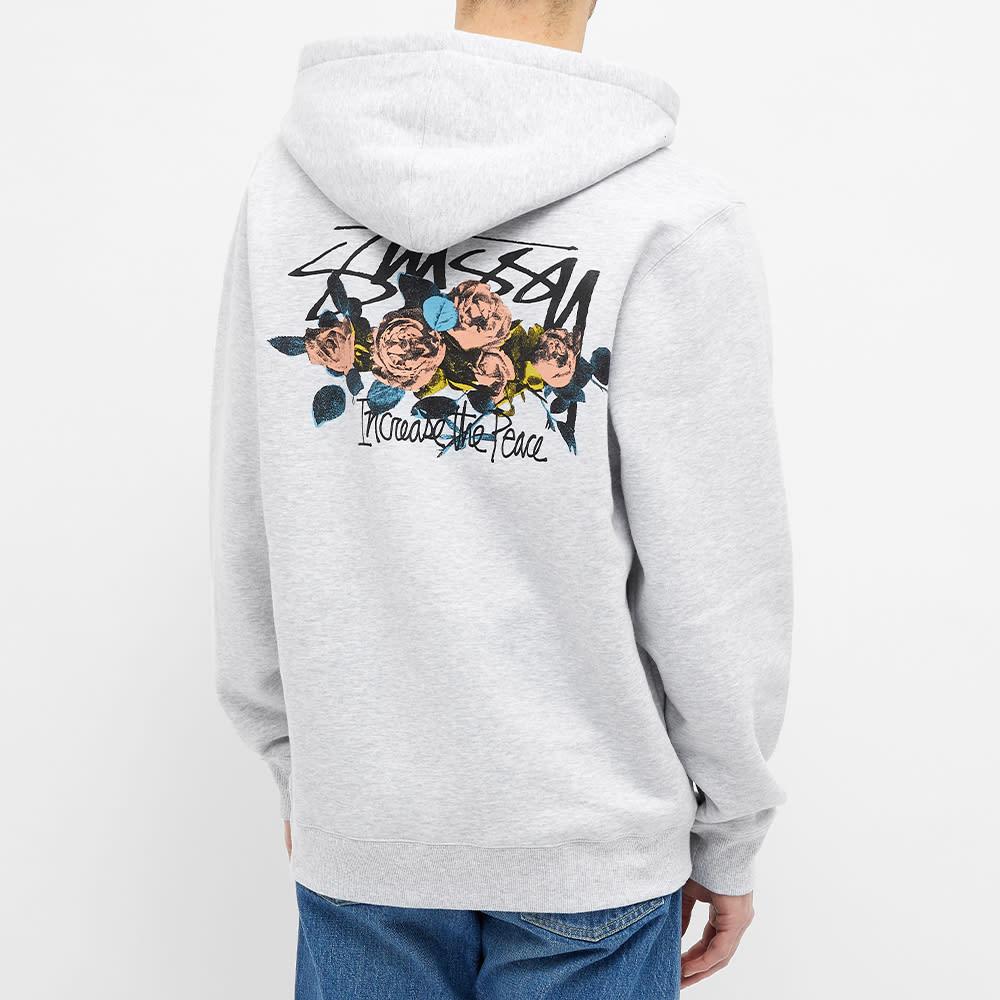 stussy rose hoodie