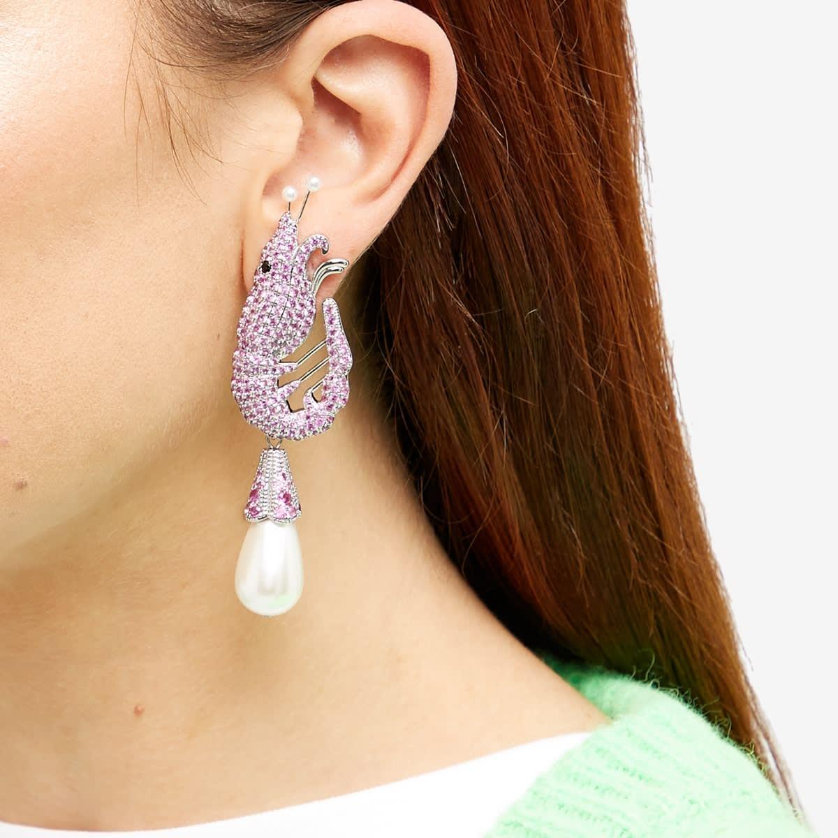☆未使用☆Shrimps Elise ceramic-drop earrings
