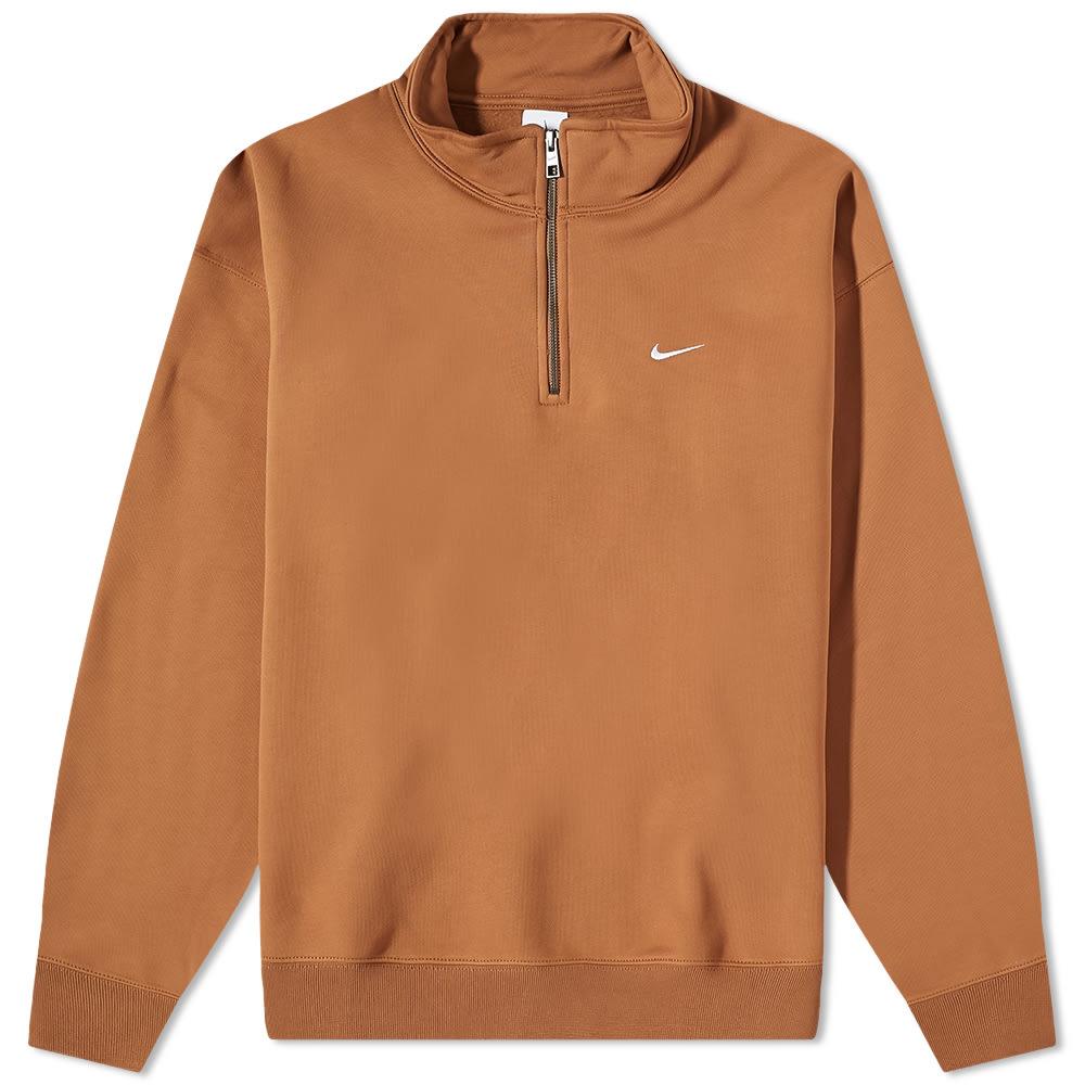 Nike Nrg Quarter Zip Top in Brown for Men Lyst