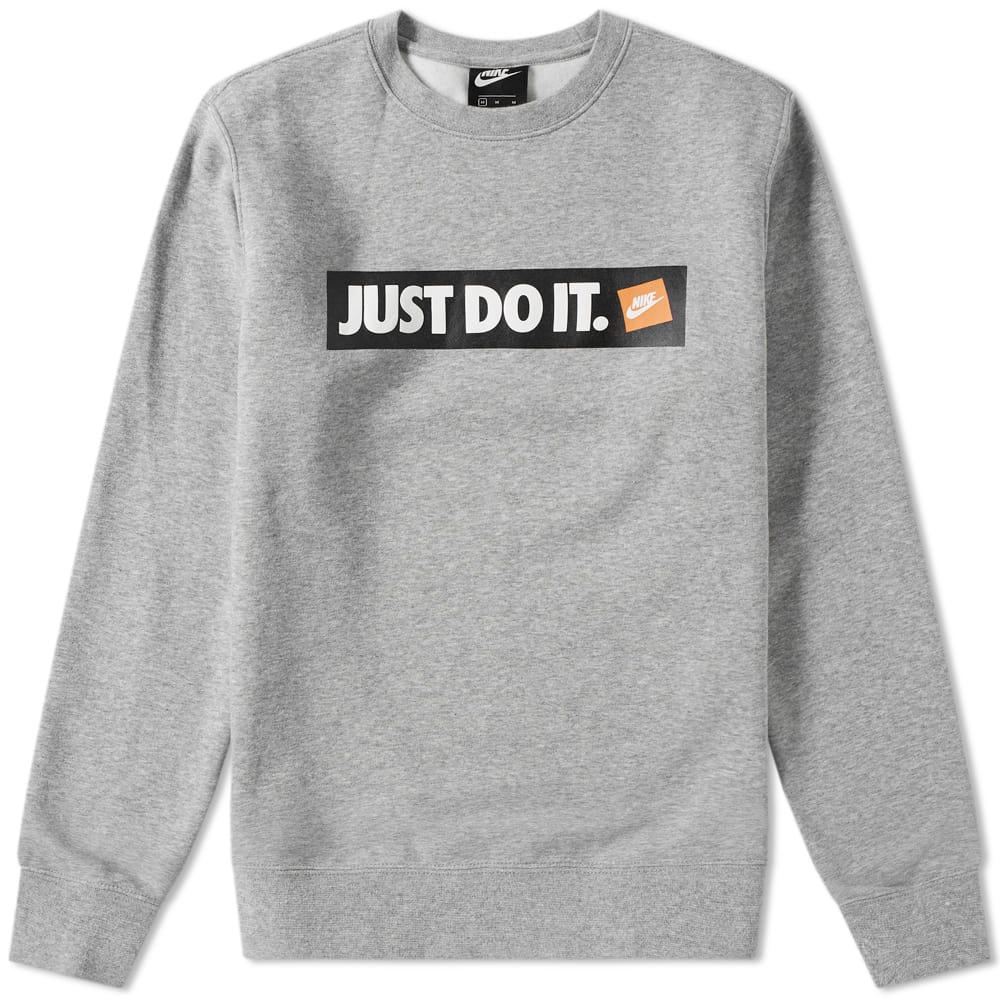 just do it crew sweatshirt