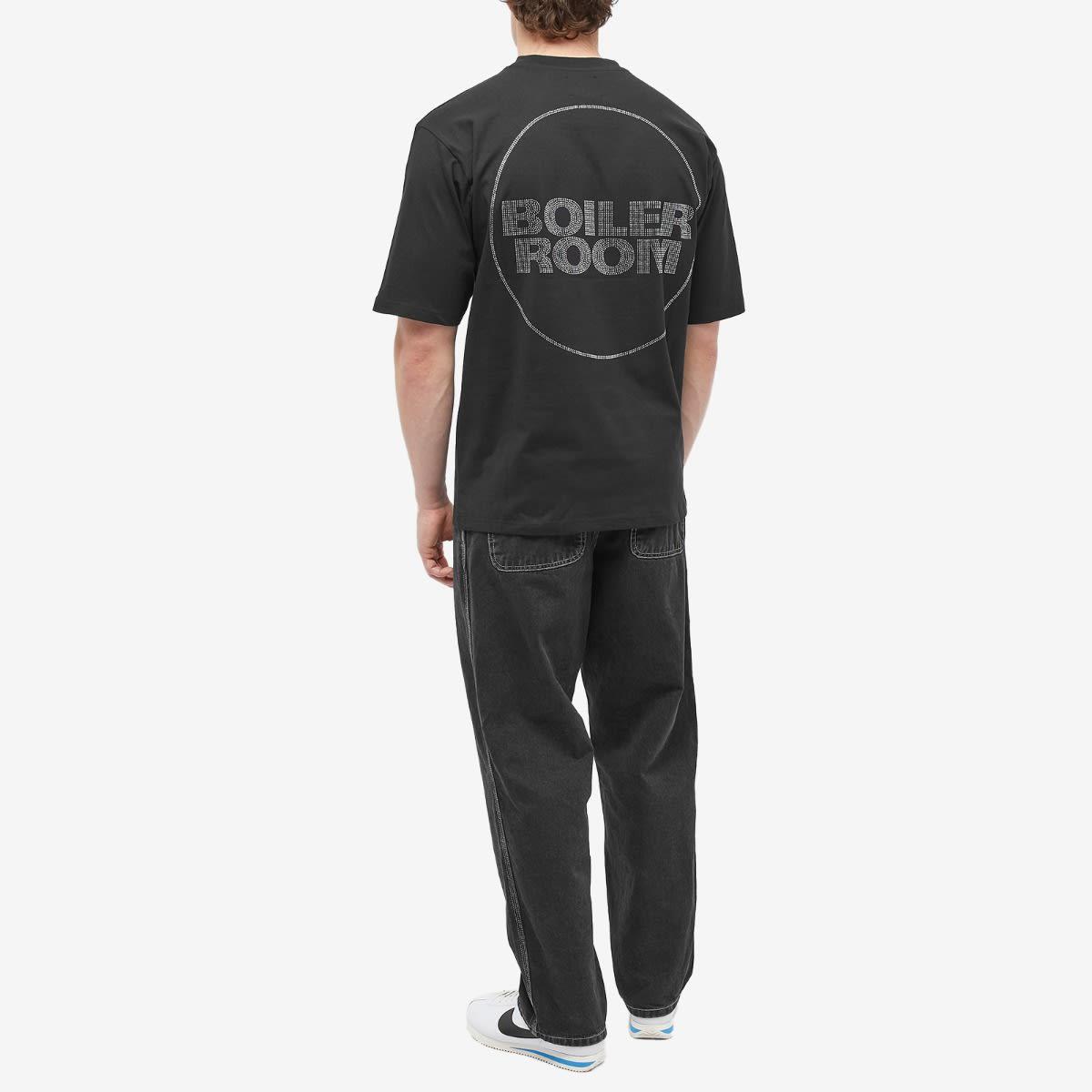 BOILER ROOM Diamante Logo T-shirt in Black for Men | Lyst