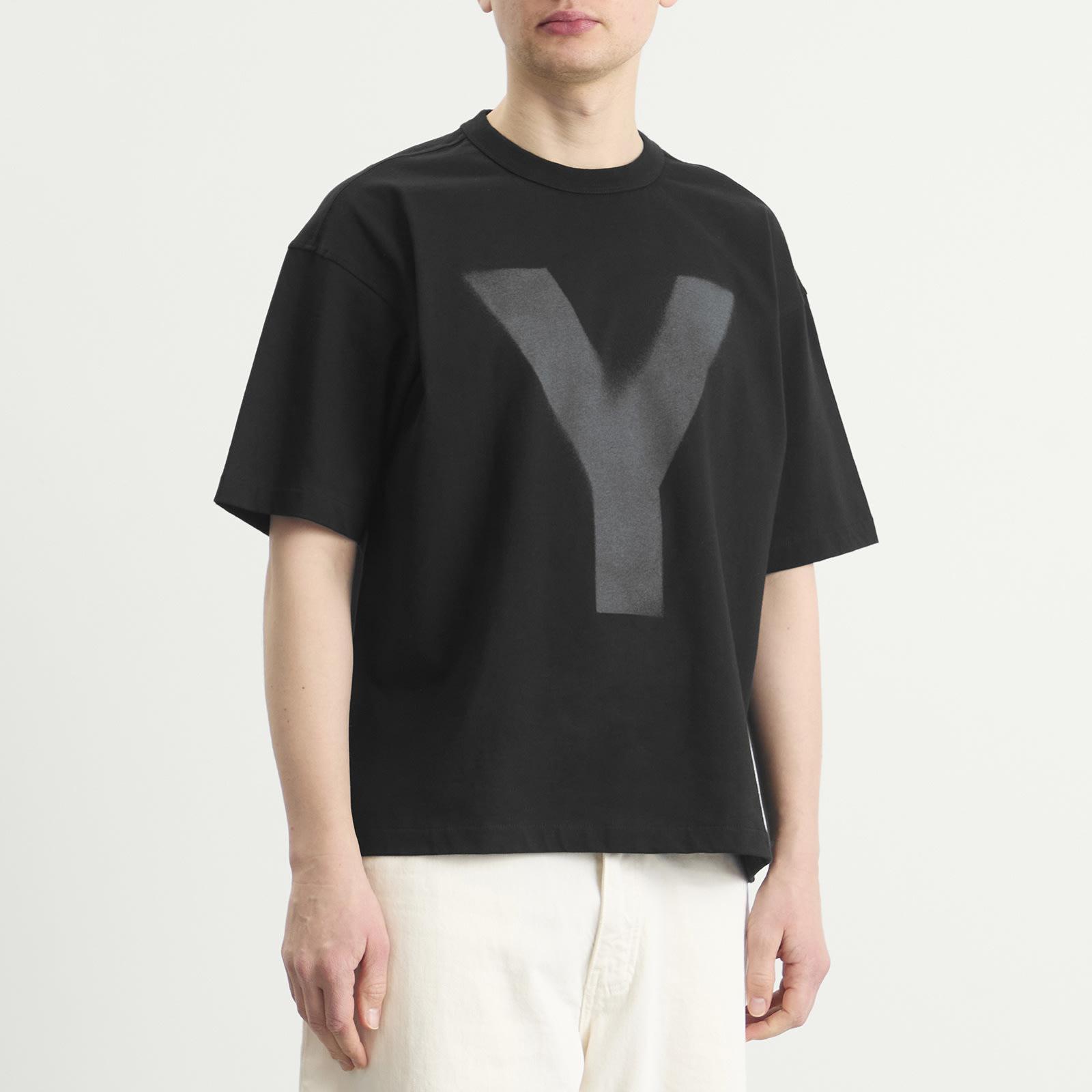 YMC Triple Y Print T-Shirt in Black for Men | Lyst Canada