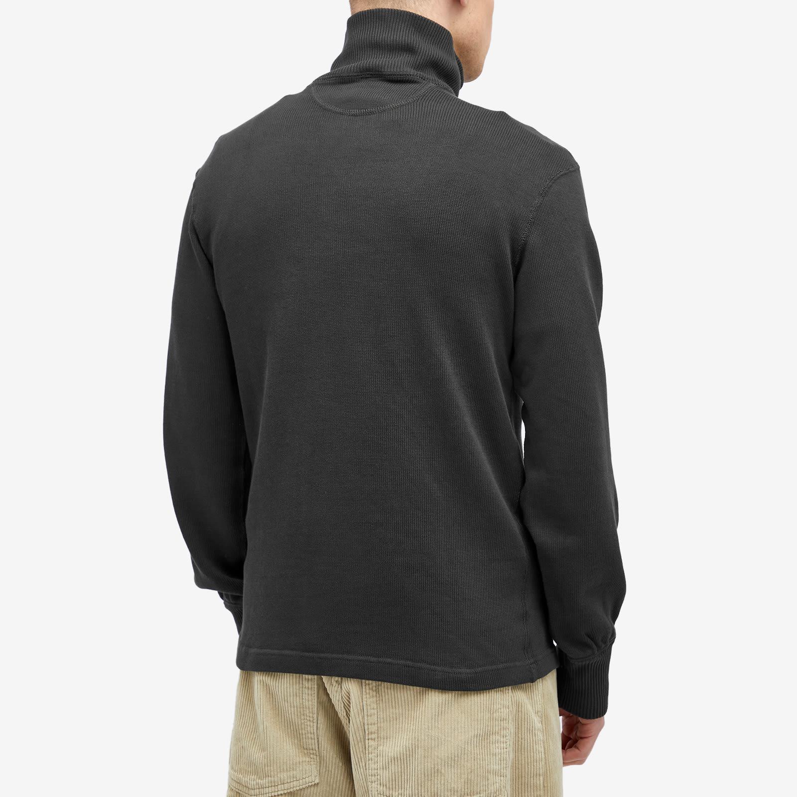 RRL Union Applique Half Zip Knit in Grey for Men | Lyst UK