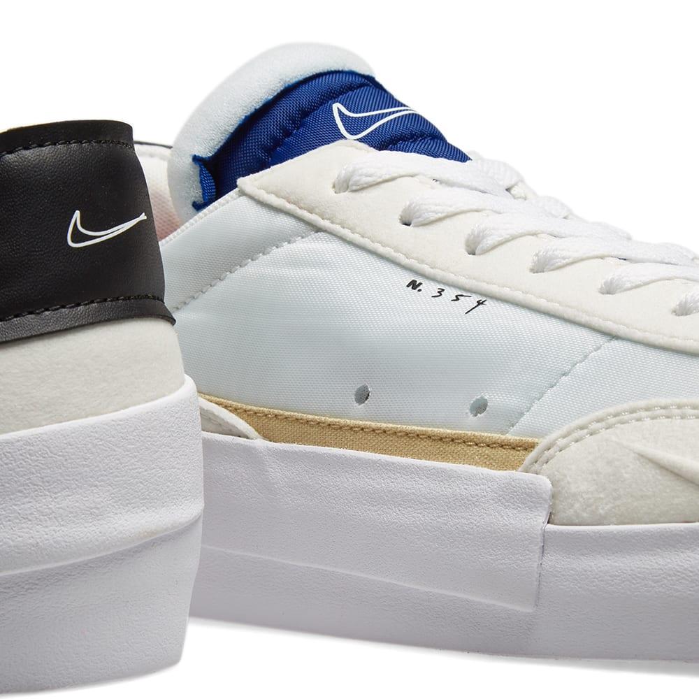 nike drop type triple white