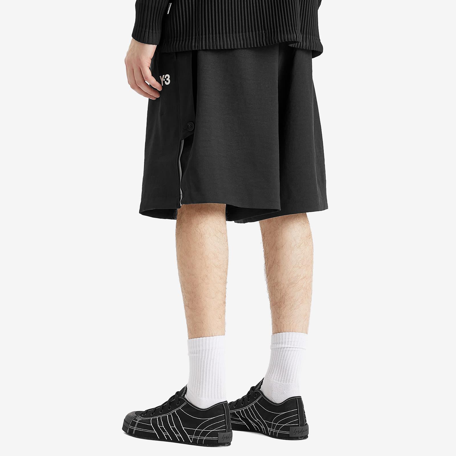 Y-3 Sport Uniform 3 Stripe Shorts in Black for Men | Lyst