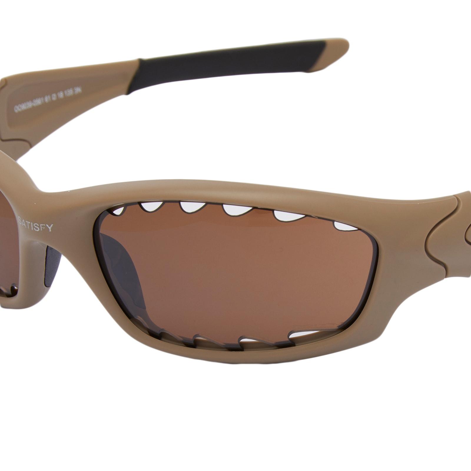 Oakley X Satisfy Running Straight Jacket Sunglasses in Brown