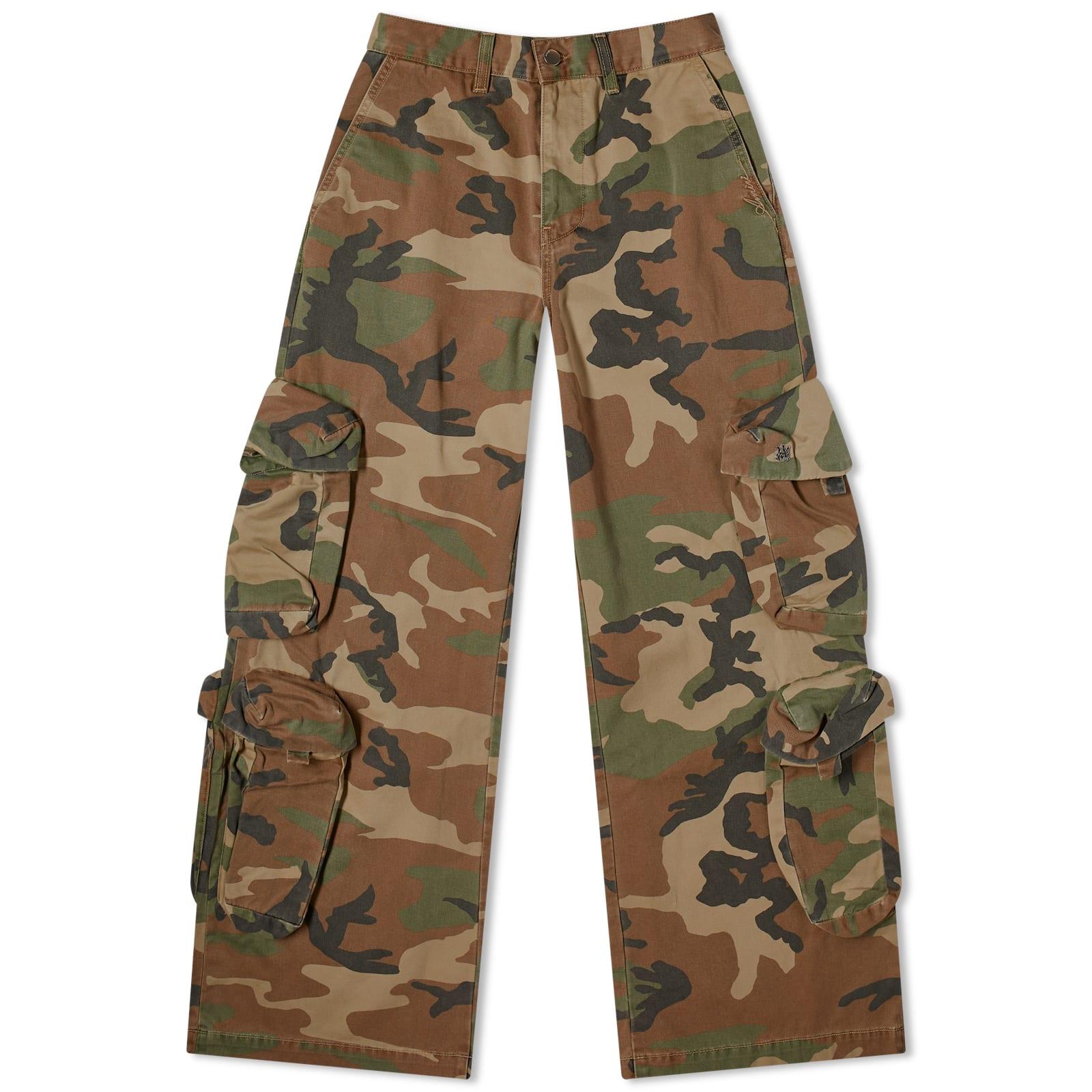 Amiri Camo Baggy Cargo Pants in Green | Lyst UK