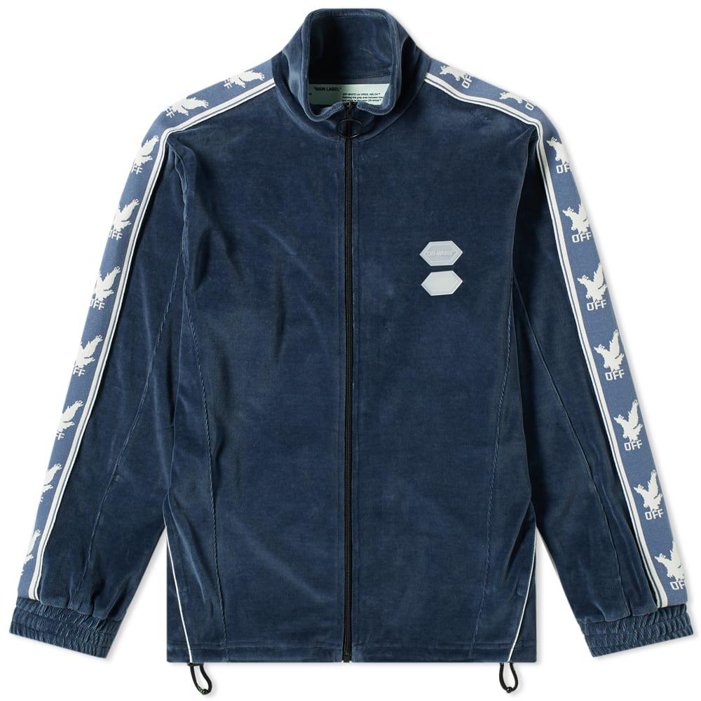 off white track top