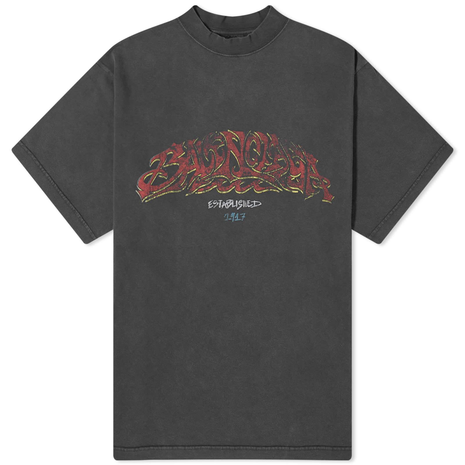 Balenciaga Offshore Vintage T-Shirt in Grey for Men | Lyst