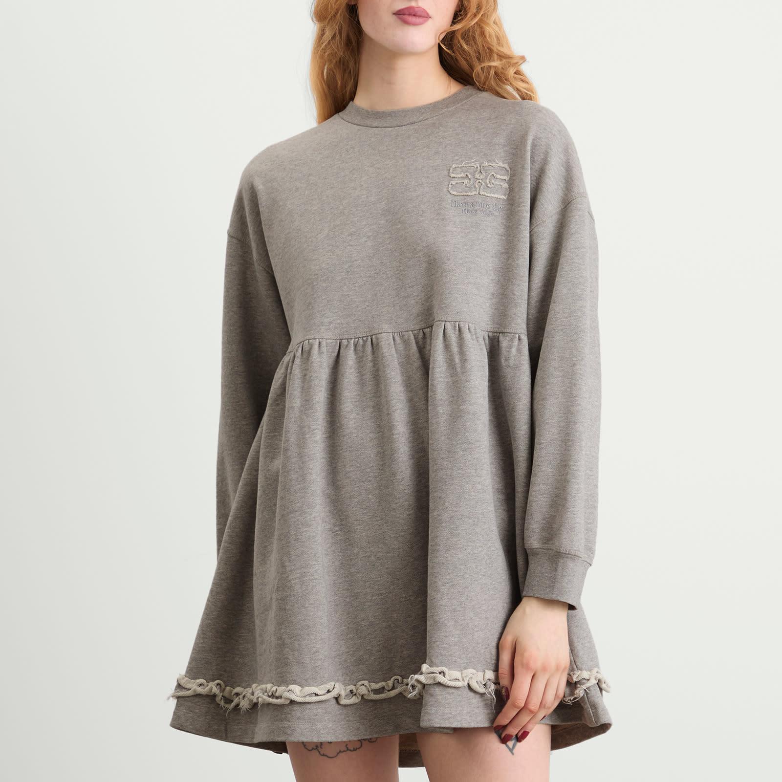 peplum sweatshirt dress Topshop Women's Black Sweatshirt Fleece Short Dress With Peplum Hem Zip Size 10