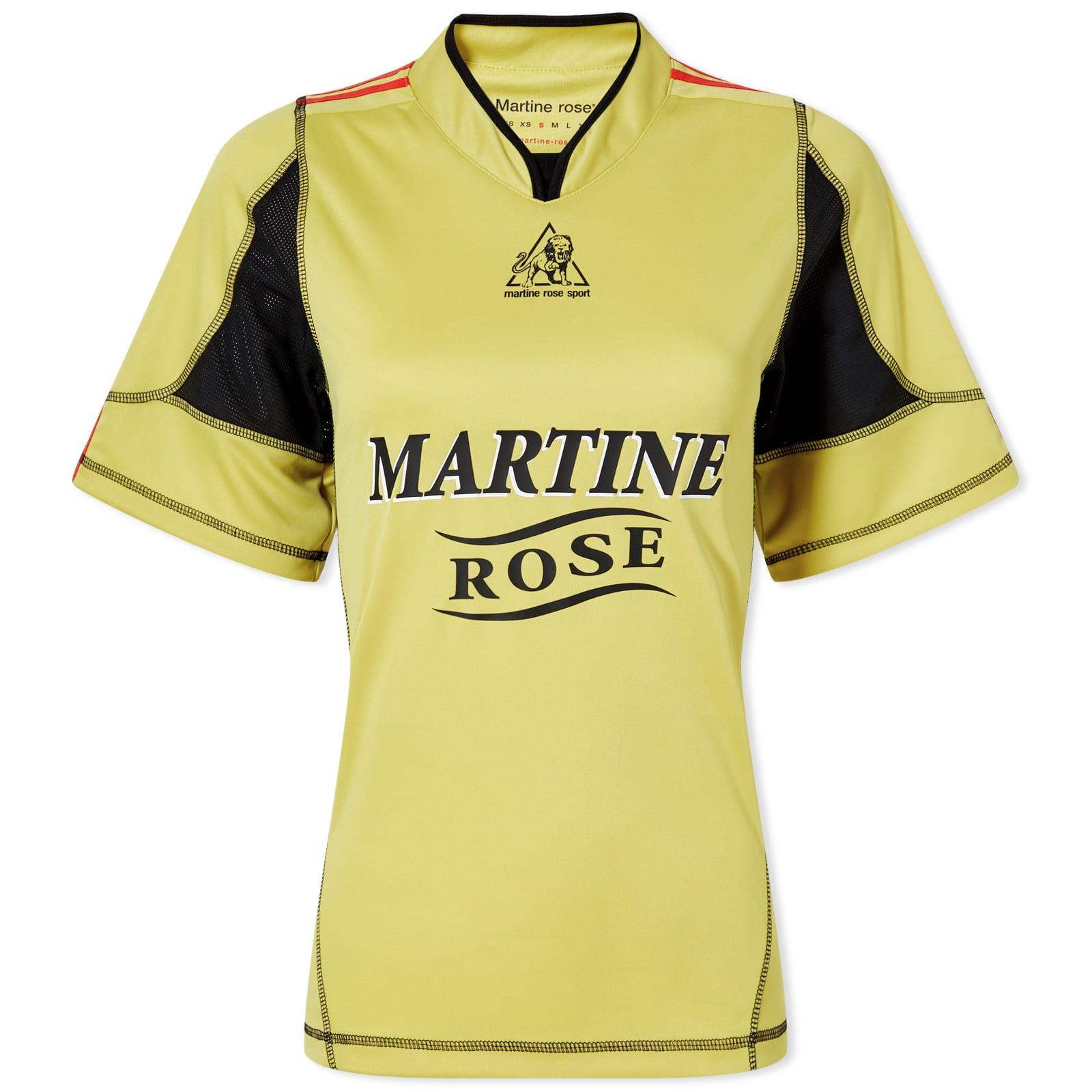 Martine Rose Shrunken Football Top in Yellow | Lyst