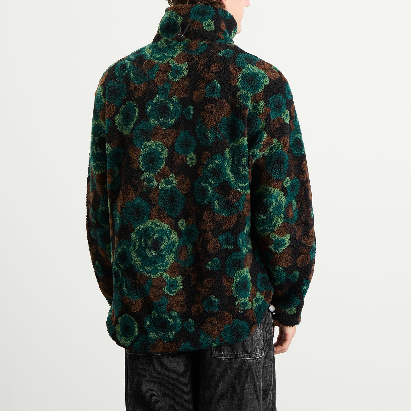 Napapijri X Martine Rose Jacquard Fleece Jacket in Green for Men