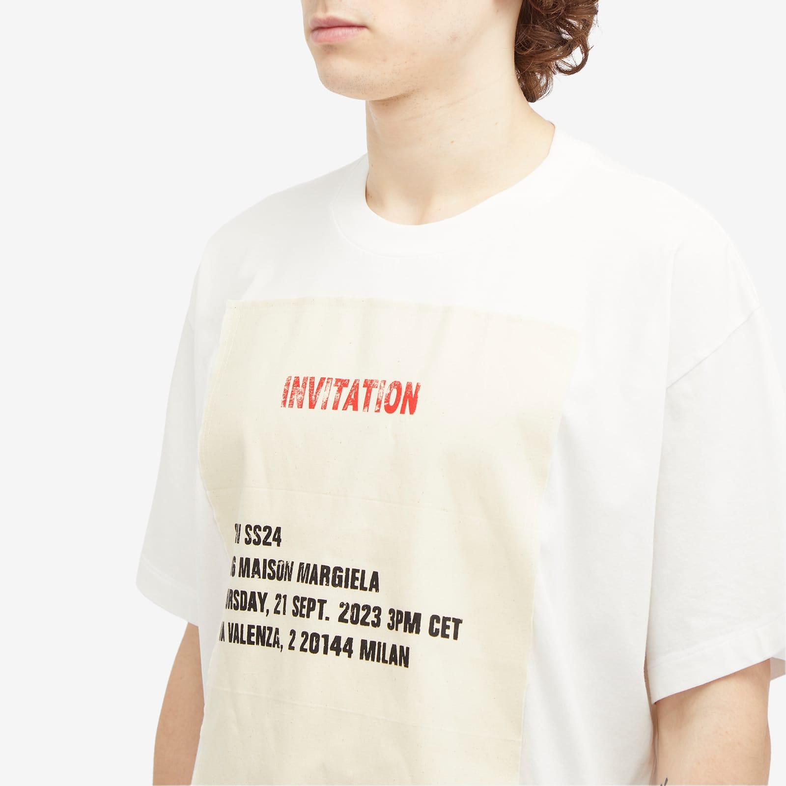 MM6 by Maison Martin Margiela Show Invitation Logo T-Shirt