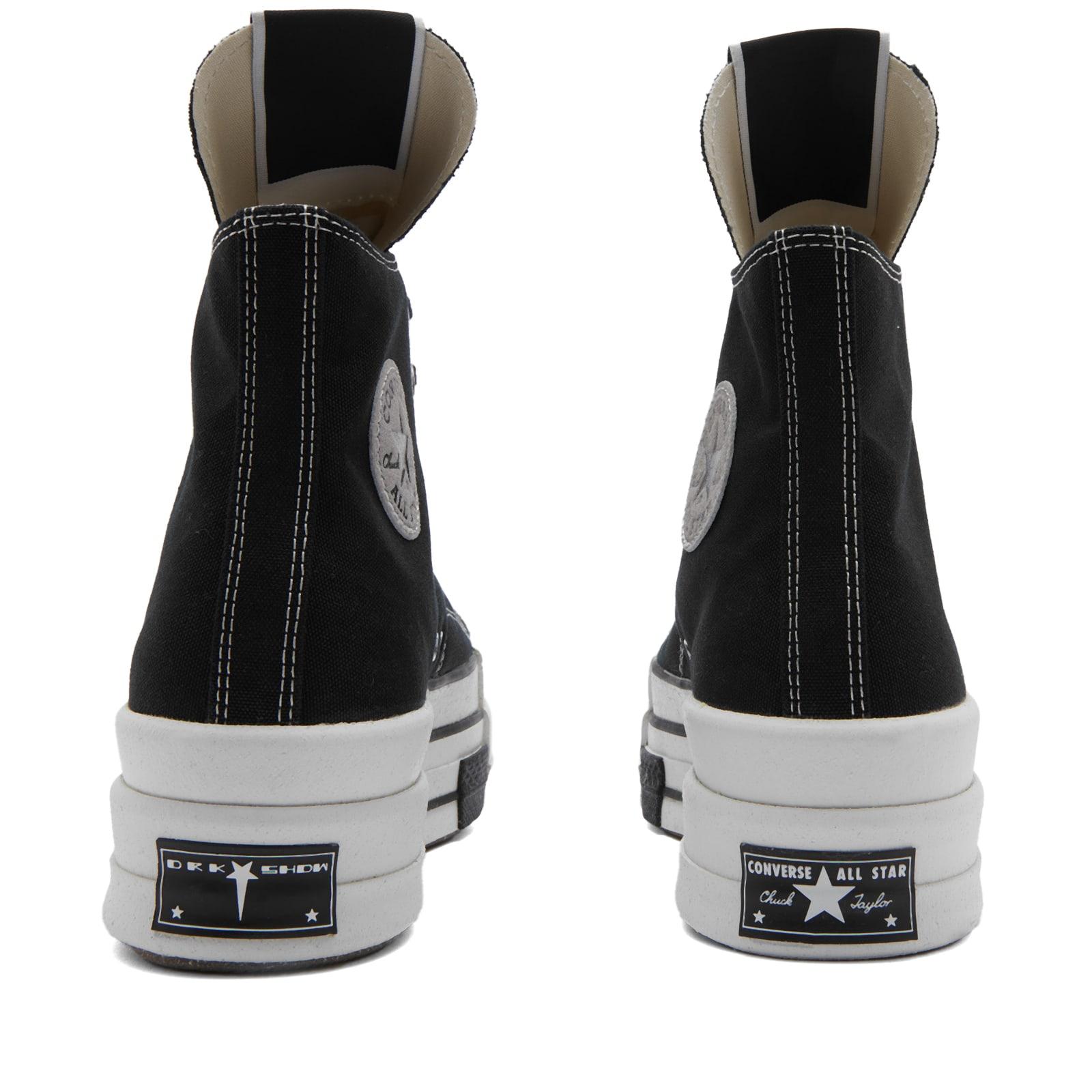 Converse X Rick Owens Dbl Drkstar Hi-top Sneakers in Black for Men