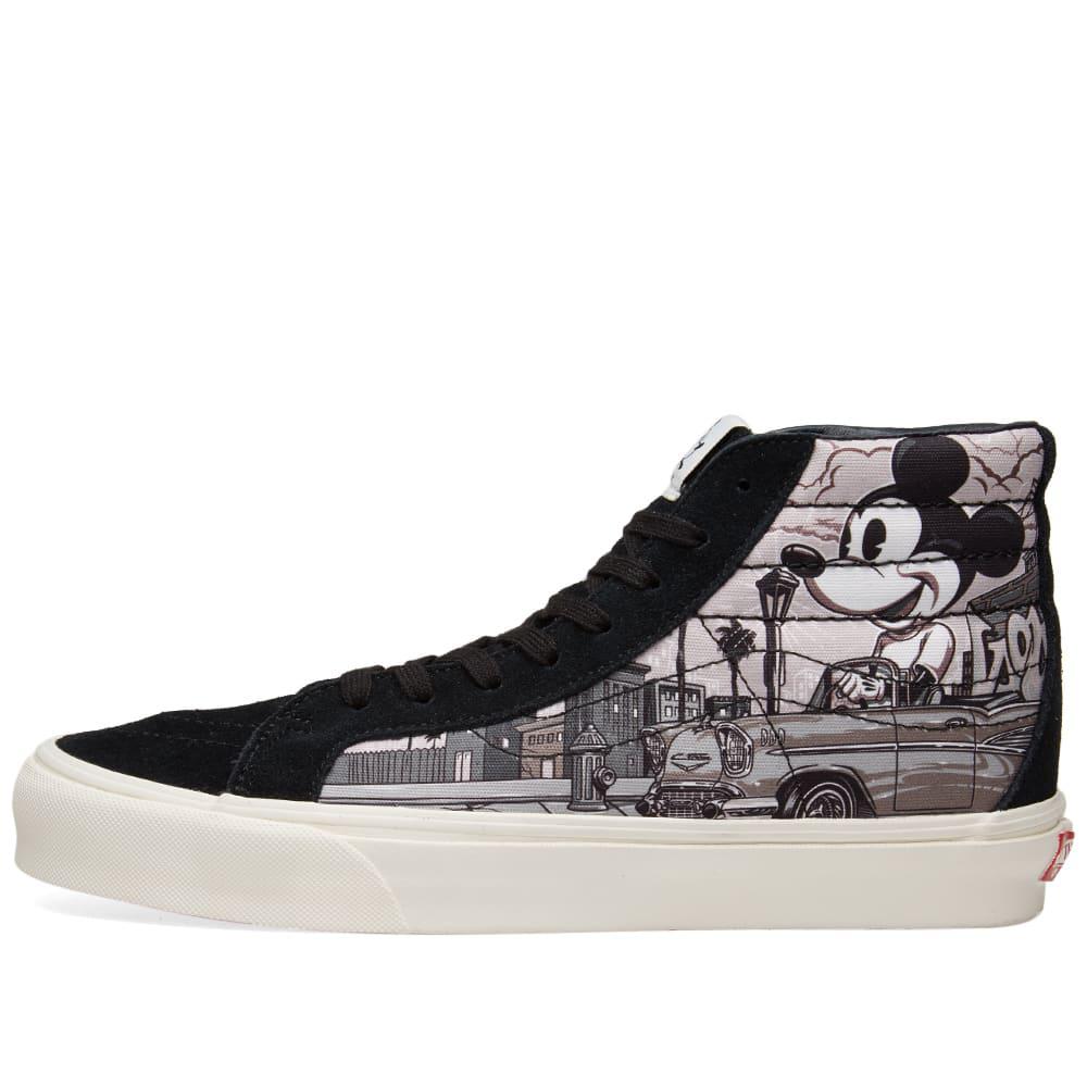 cartoon high top vans