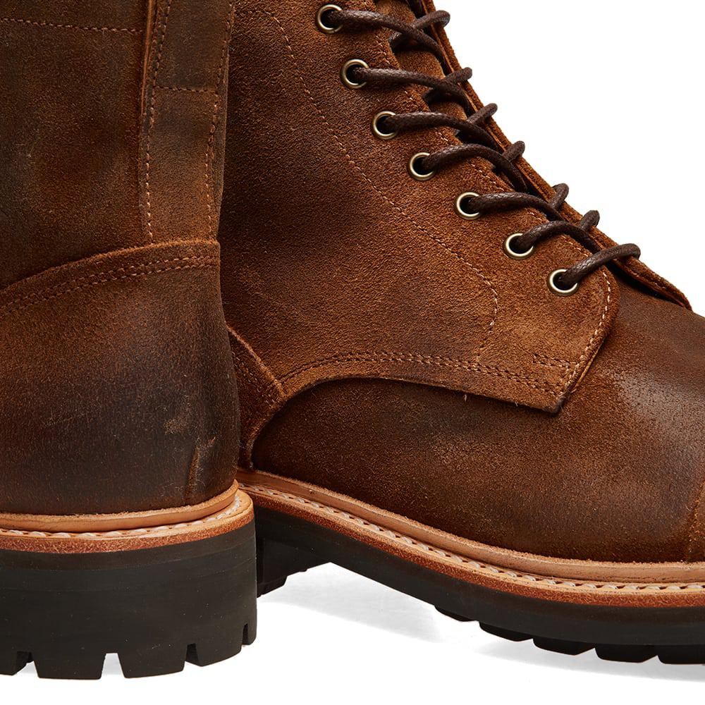 grenson joseph commando sole toe cap boot