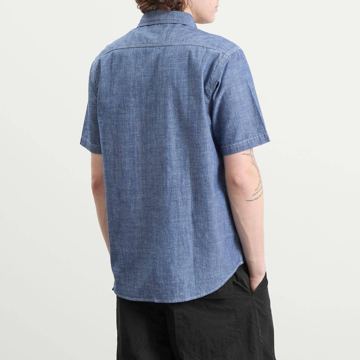 RRL Craftsman Chambray Shirt in Blue for Men | Lyst UK