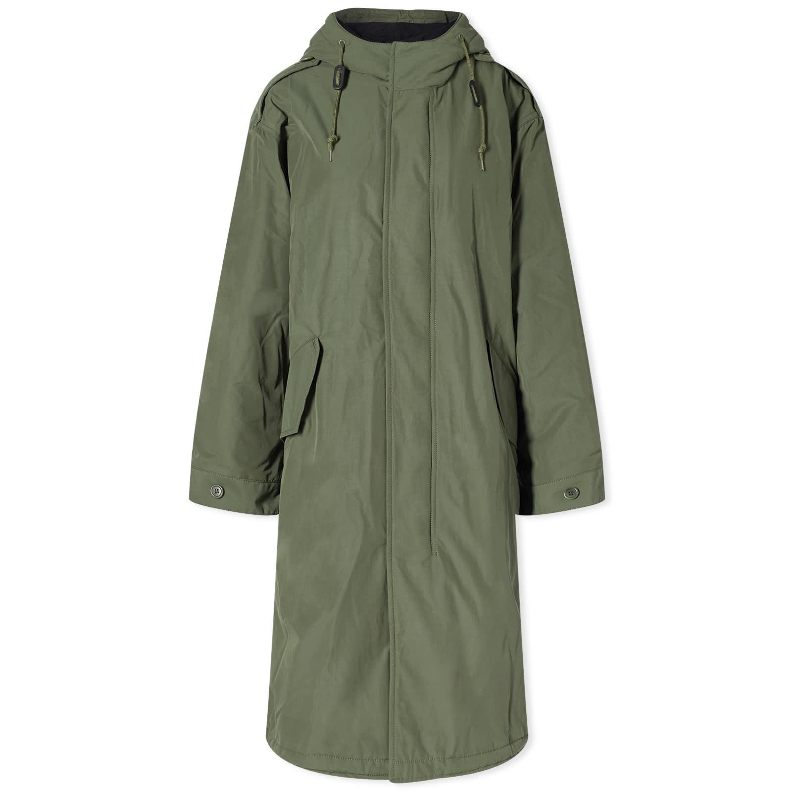 A.P.C. Maxine Parka Jacket Coat in Green | Lyst