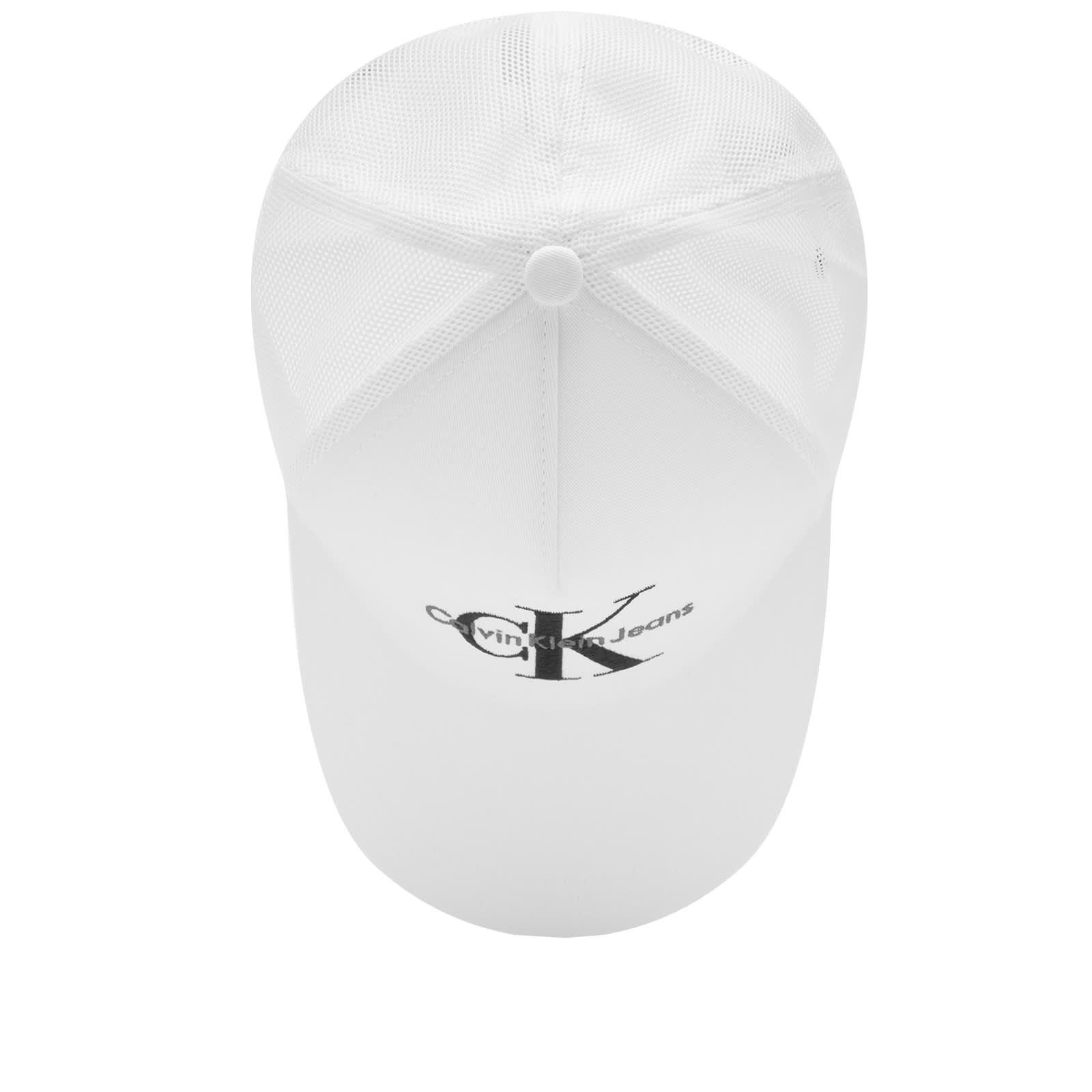 Calvin Klein Monogram Trucker Cap in White | Lyst