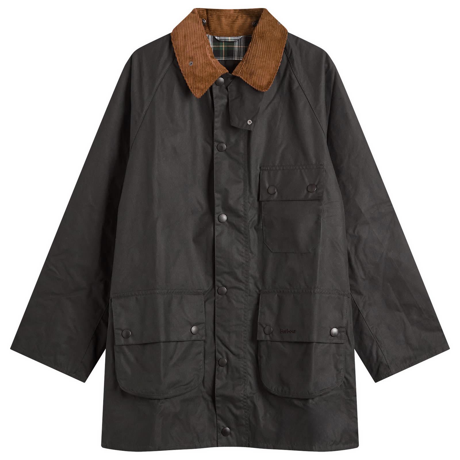 Barbour Os Solway Wax Jacket in Black for Men | Lyst