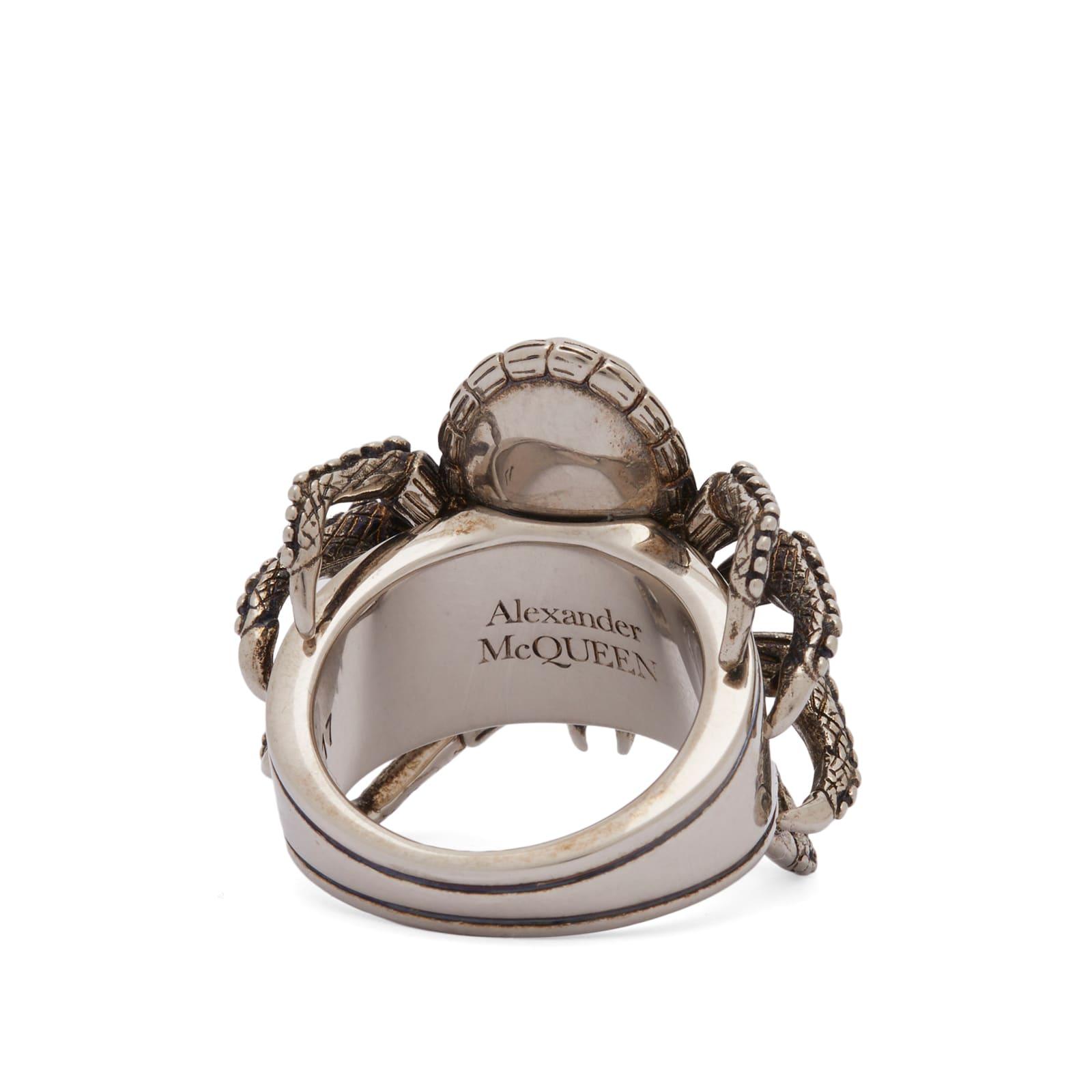 McQueen Skull Spider Ring in Metallic for Men | Lyst UK