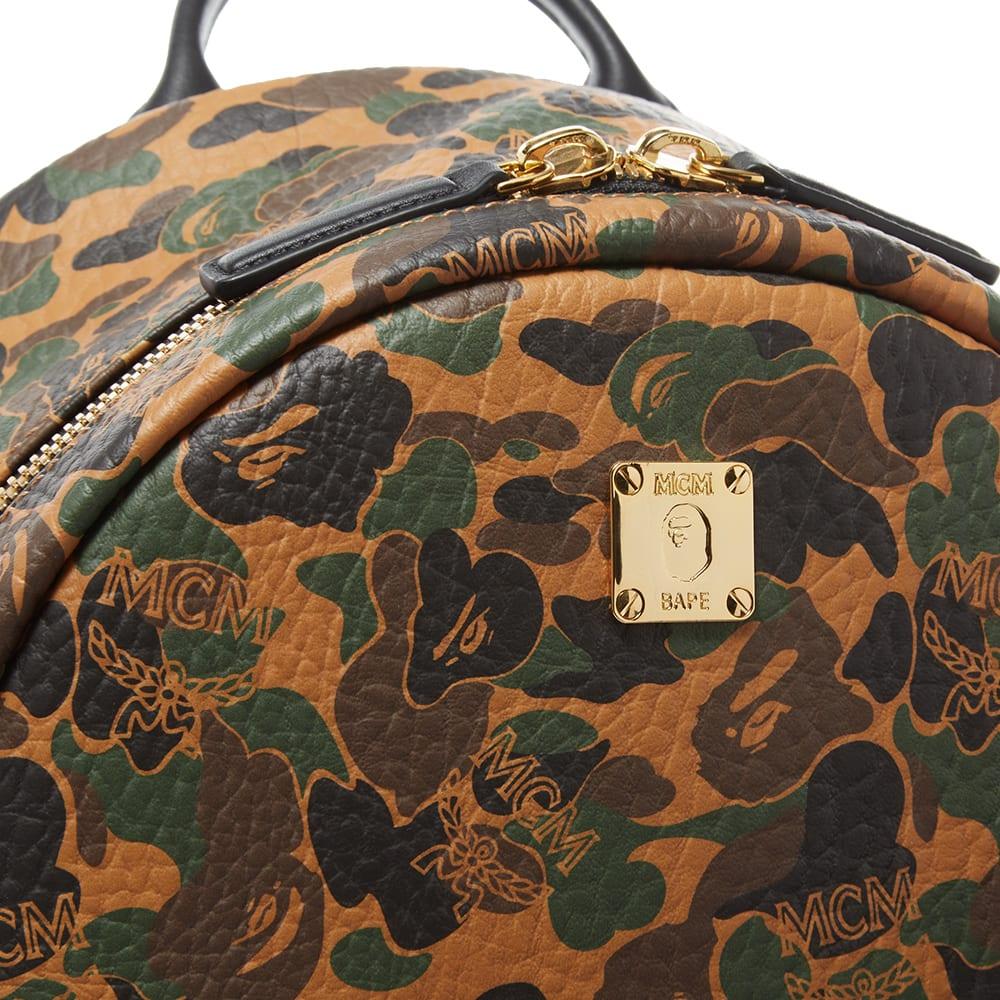 A Bathing Ape Mcm X Backpack in Brown for Men | Lyst