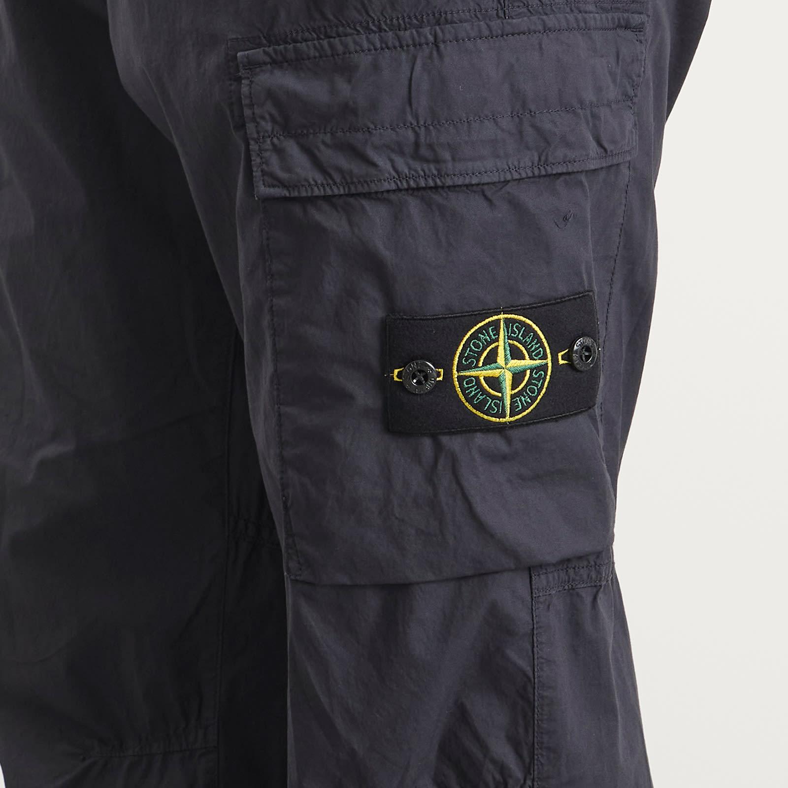 Stone Island Tela Paracadute Cargo Trousers in Blue for Men | Lyst