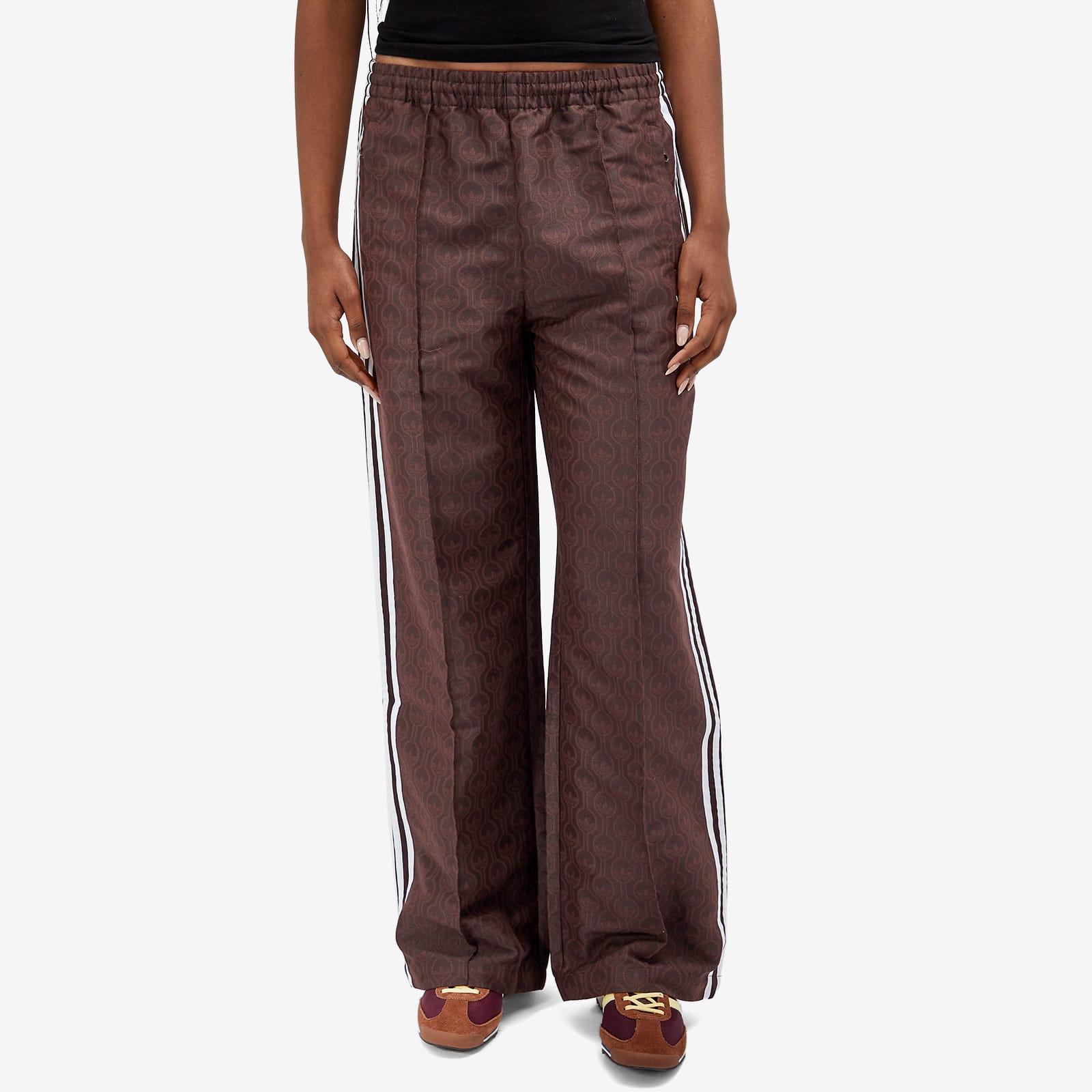 パンツ adidas brown wide track pants Brown adidas Originals Oversized Firebird Track Pants - JD