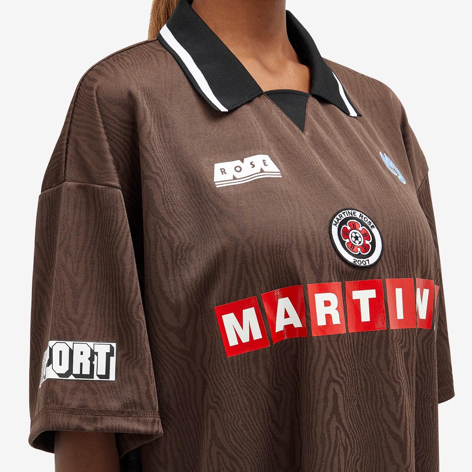 Martine Rose Football Jersey Top in Brown Lyst UK