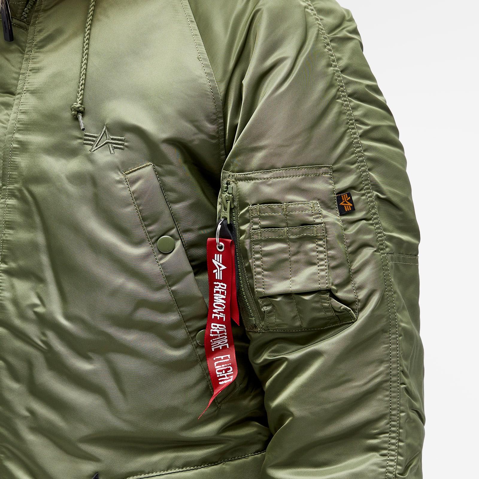 Alpha Industries N-3b Jacket in Green for Men | Lyst