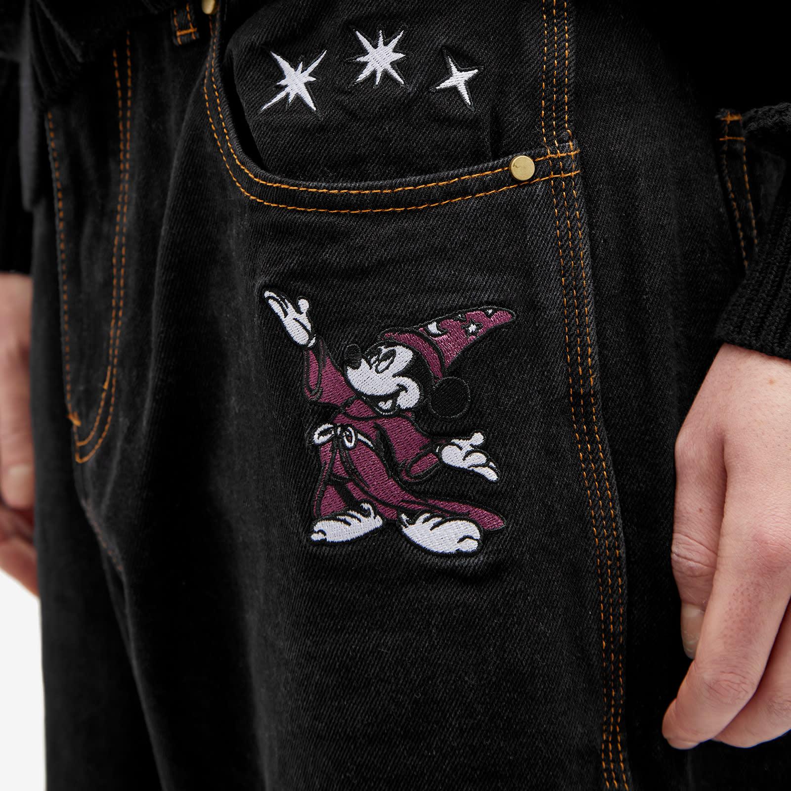 Butter Goods X Disney Fantasia Baggy Denim Jeans Washed in Black